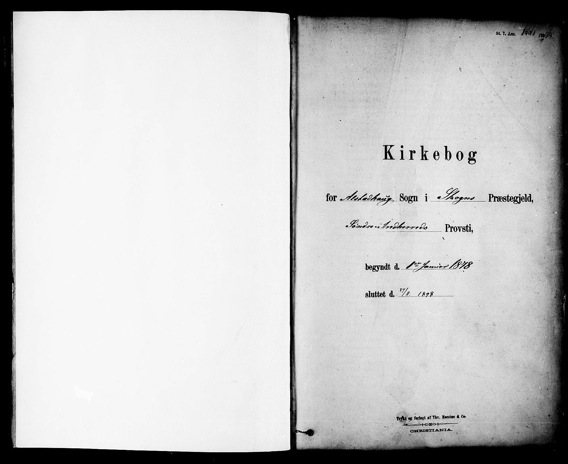 Ministerialprotokoller, klokkerbøker og fødselsregistre - Nord-Trøndelag, SAT/A-1458/717/L0159: Ministerialbok nr. 717A09, 1878-1898