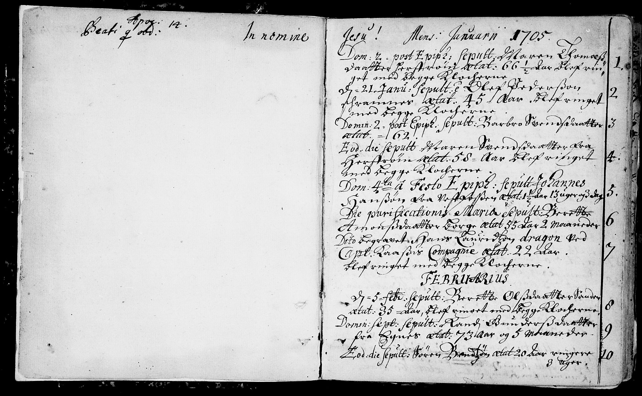 Eiker kirkebøker, SAKO/A-4/F/Fa/L0006: Ministerialbok nr. I 6 /1, 1705-1733