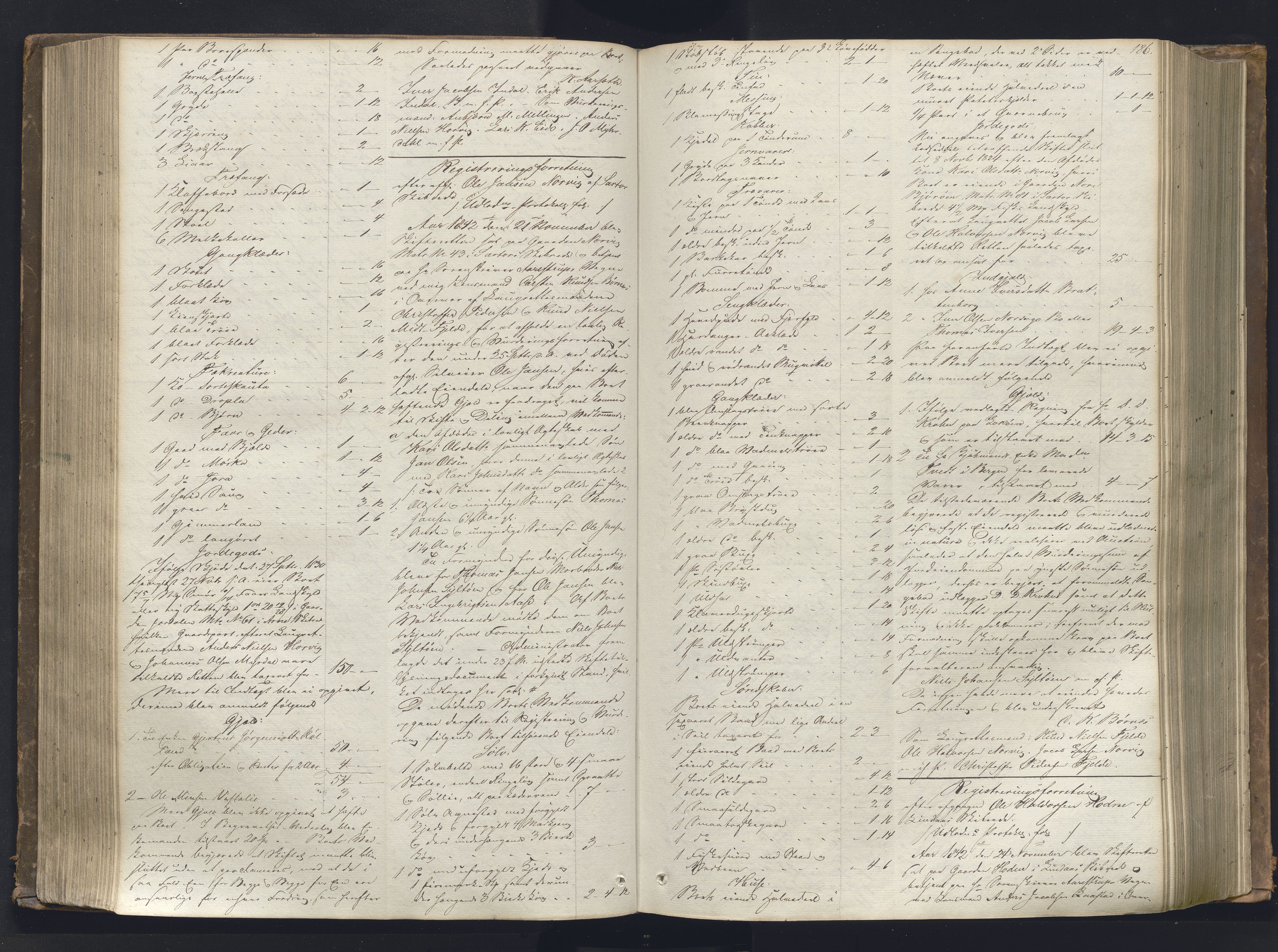 Nordhordland sorenskrivar, AV/SAB-A-2901/1/H/Hb/L0001: Registreringsprotokollar, 1841-1845, s. 186