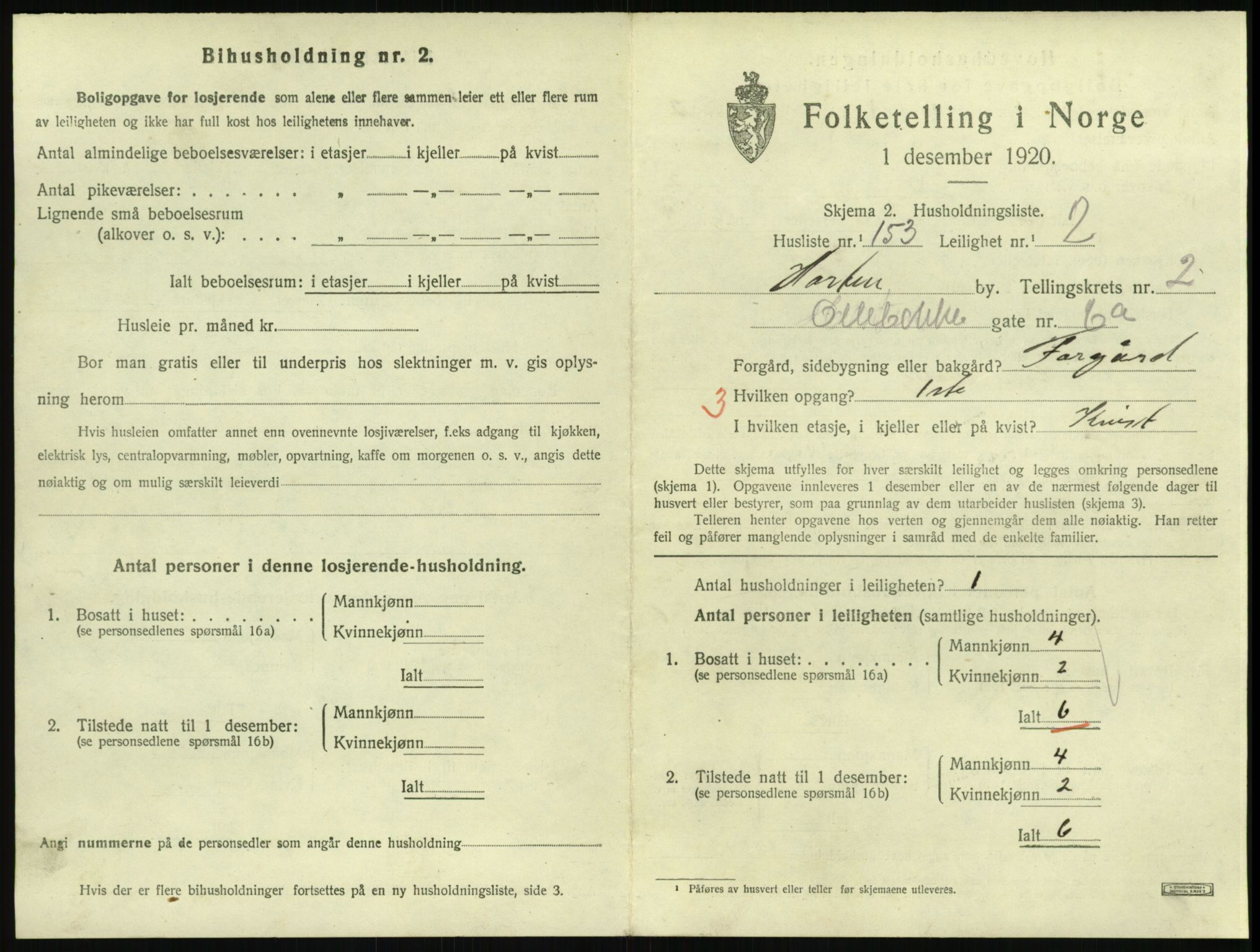 SAKO, Folketelling 1920 for 0703 Horten kjøpstad, 1920, s. 3913