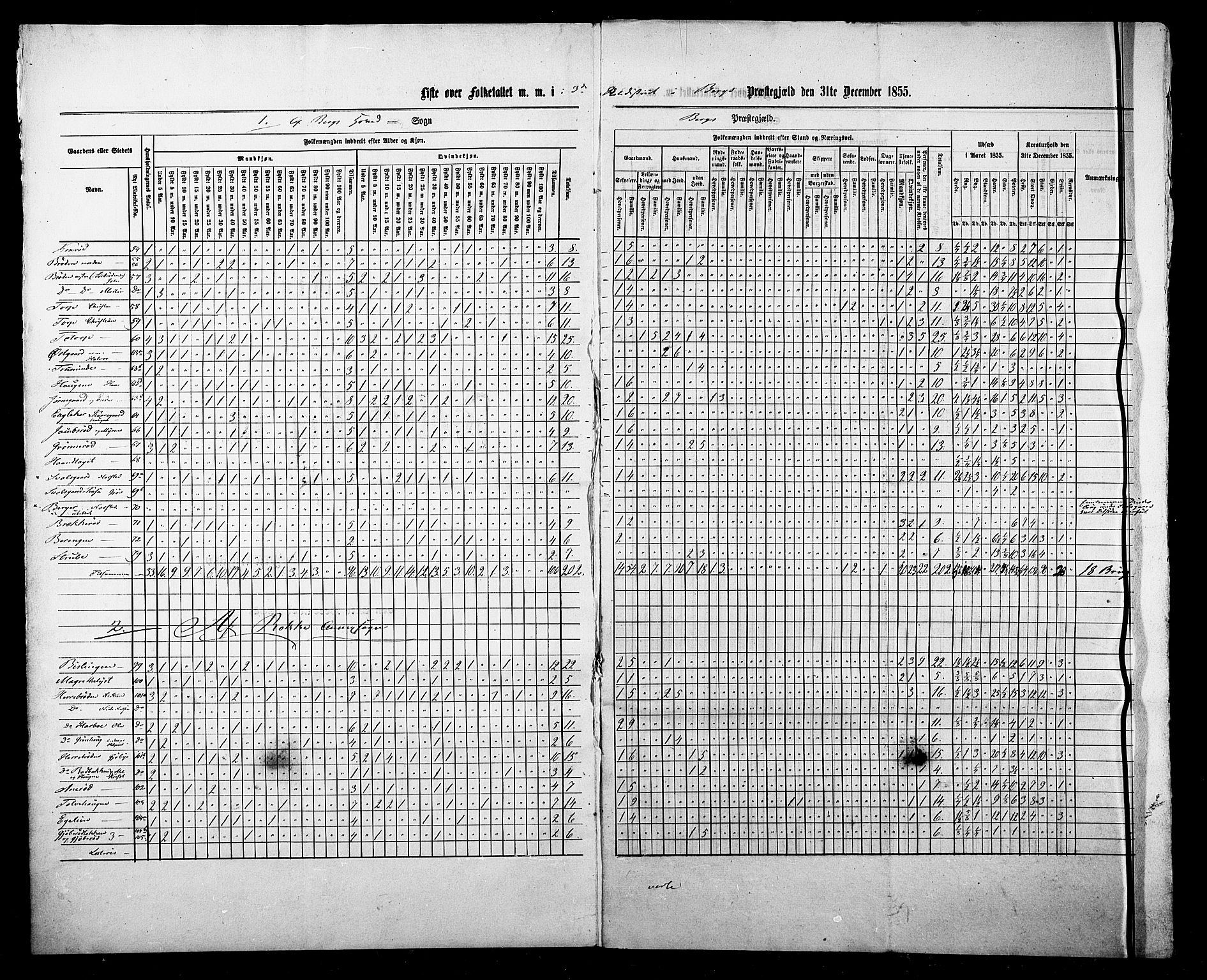 , Folketelling 1855 for 0116P Berg prestegjeld, 1855, s. 10