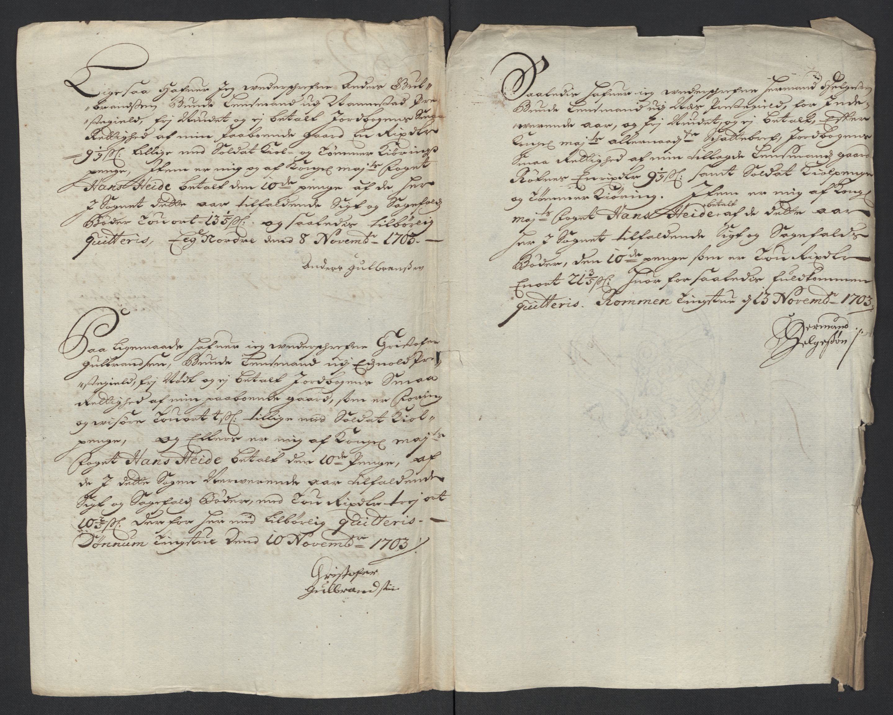 Rentekammeret inntil 1814, Reviderte regnskaper, Fogderegnskap, AV/RA-EA-4092/R12/L0716: Fogderegnskap Øvre Romerike, 1703, s. 303