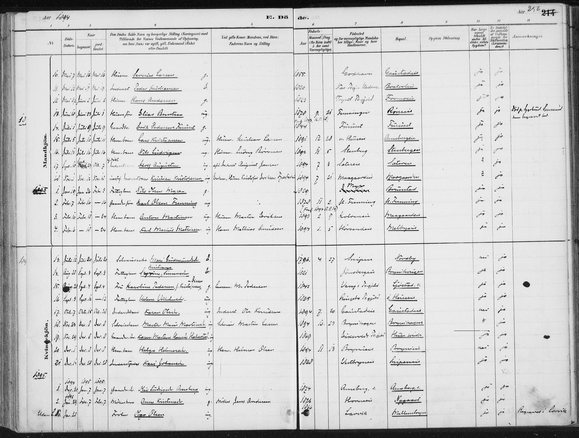 Romedal prestekontor, AV/SAH-PREST-004/K/L0010: Ministerialbok nr. 10, 1880-1895, s. 256