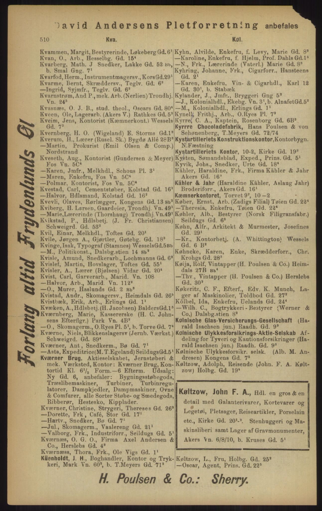 Kristiania/Oslo adressebok, PUBL/-, 1902, s. 510