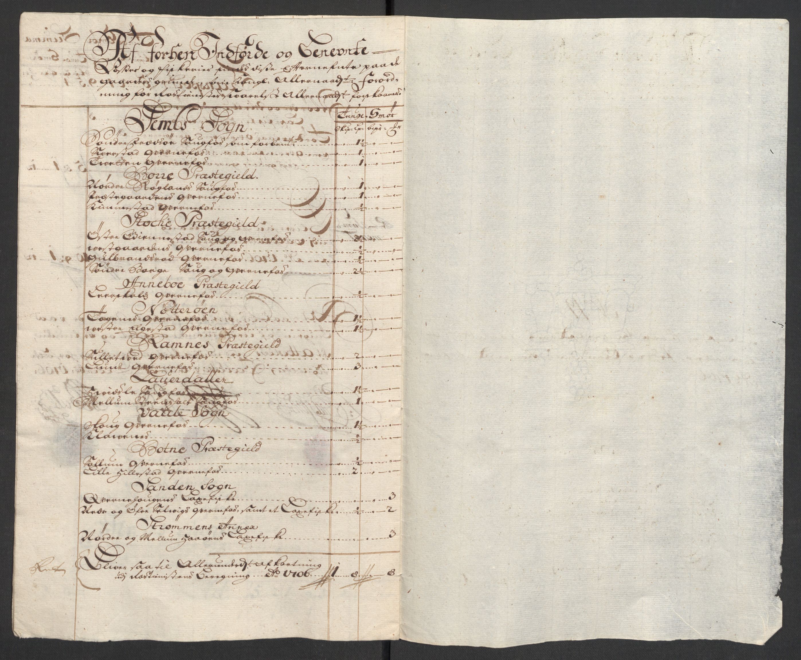 Rentekammeret inntil 1814, Reviderte regnskaper, Fogderegnskap, RA/EA-4092/R32/L1872: Fogderegnskap Jarlsberg grevskap, 1706-1707, s. 229