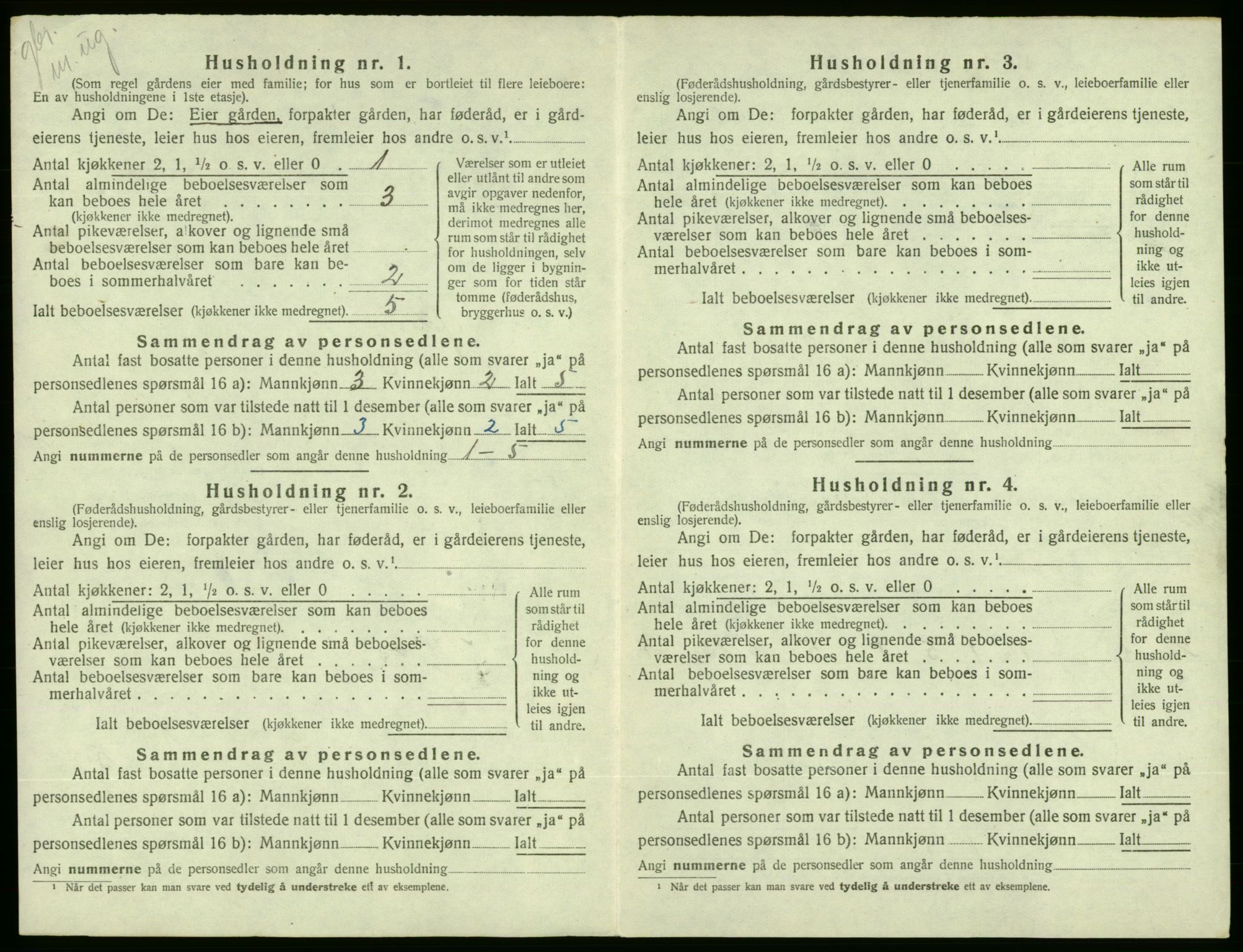 SAB, Folketelling 1920 for 1214 Ølen herred, 1920, s. 40