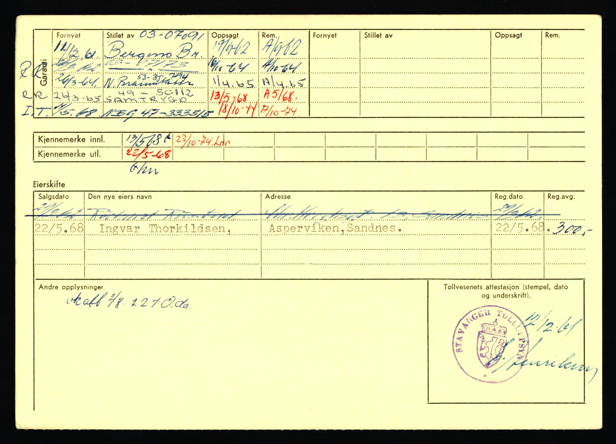 Stavanger trafikkstasjon, AV/SAST-A-101942/0/F/L0054: L-54200 - L-55699, 1930-1971, s. 1938