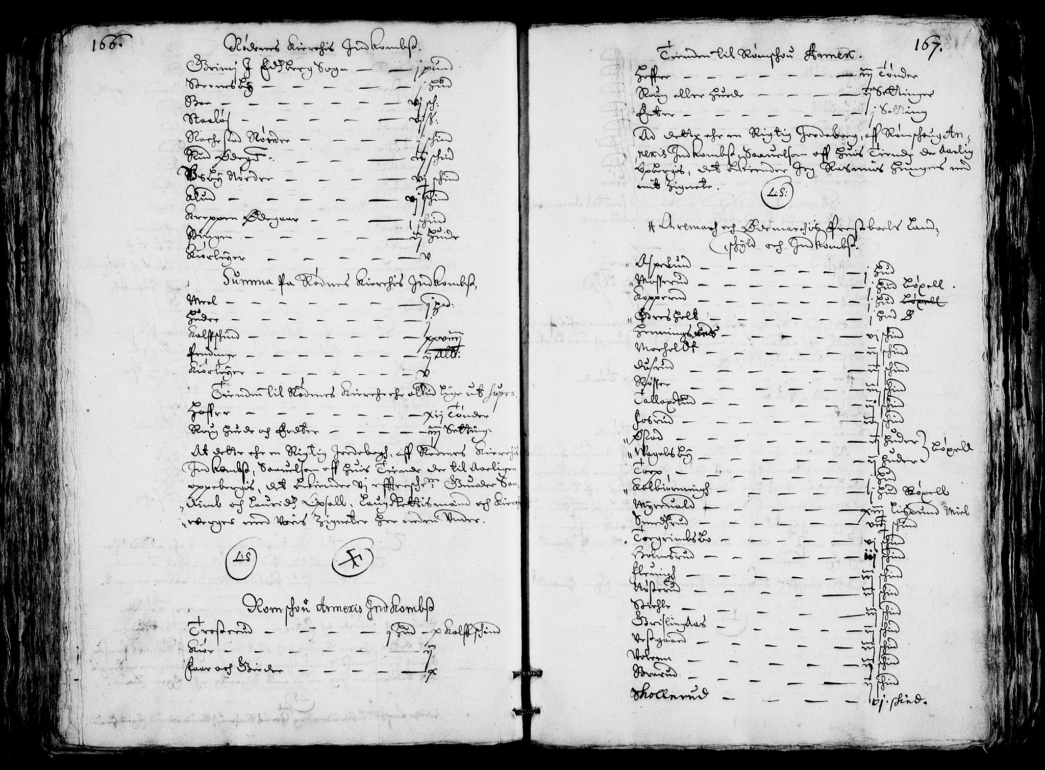 Rentekammeret inntil 1814, Realistisk ordnet avdeling, RA/EA-4070/Fc/Fca/L0001/0004: [Ca I]  Akershus stift / Jordebok over kirkene og prestebolene i Oslo og Hamar stift, 1664, s. 166-167