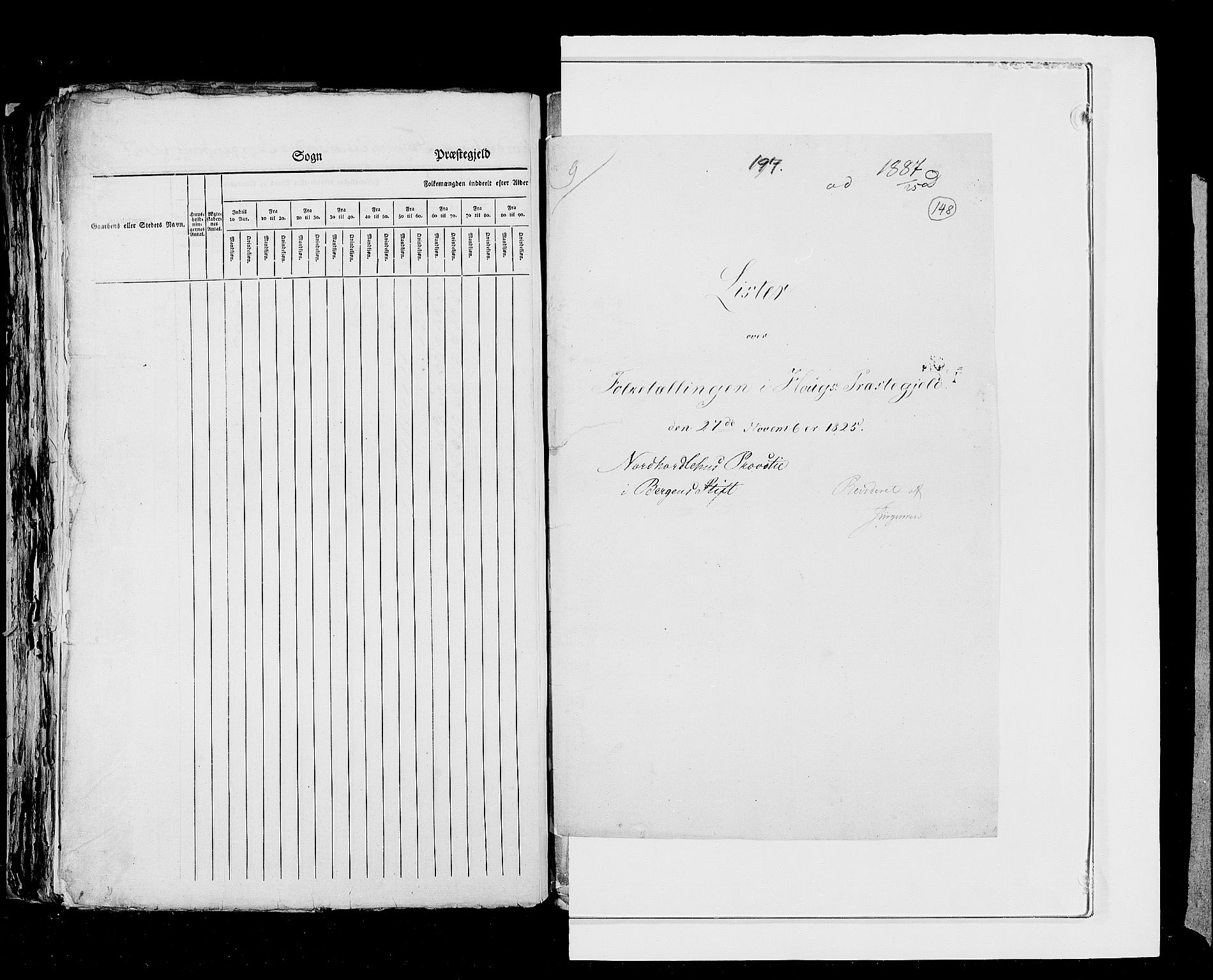 RA, Folketellingen 1825, bind 13: Søndre Bergenhus amt, 1825, s. 148