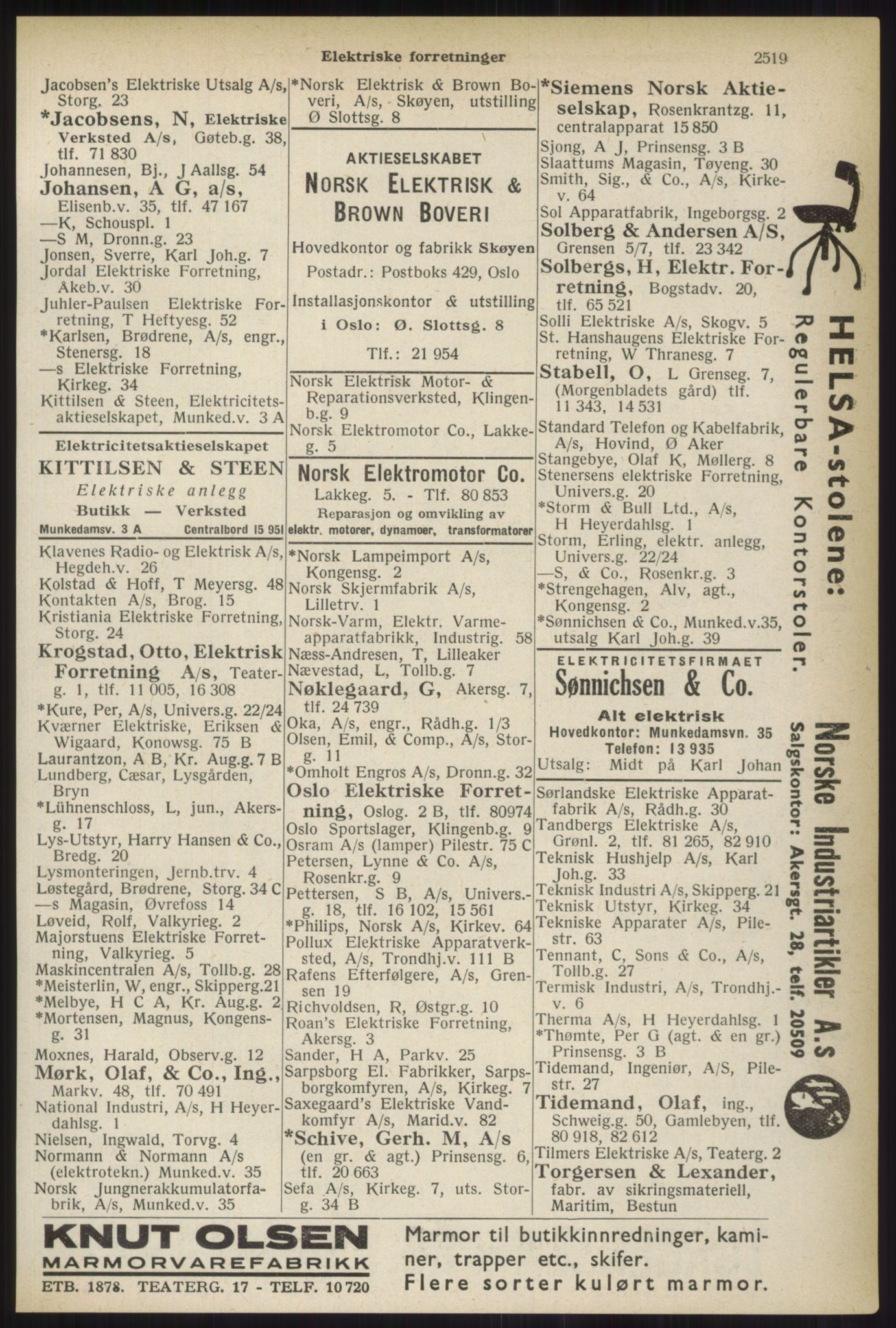 Kristiania/Oslo adressebok, PUBL/-, 1937, s. 2519