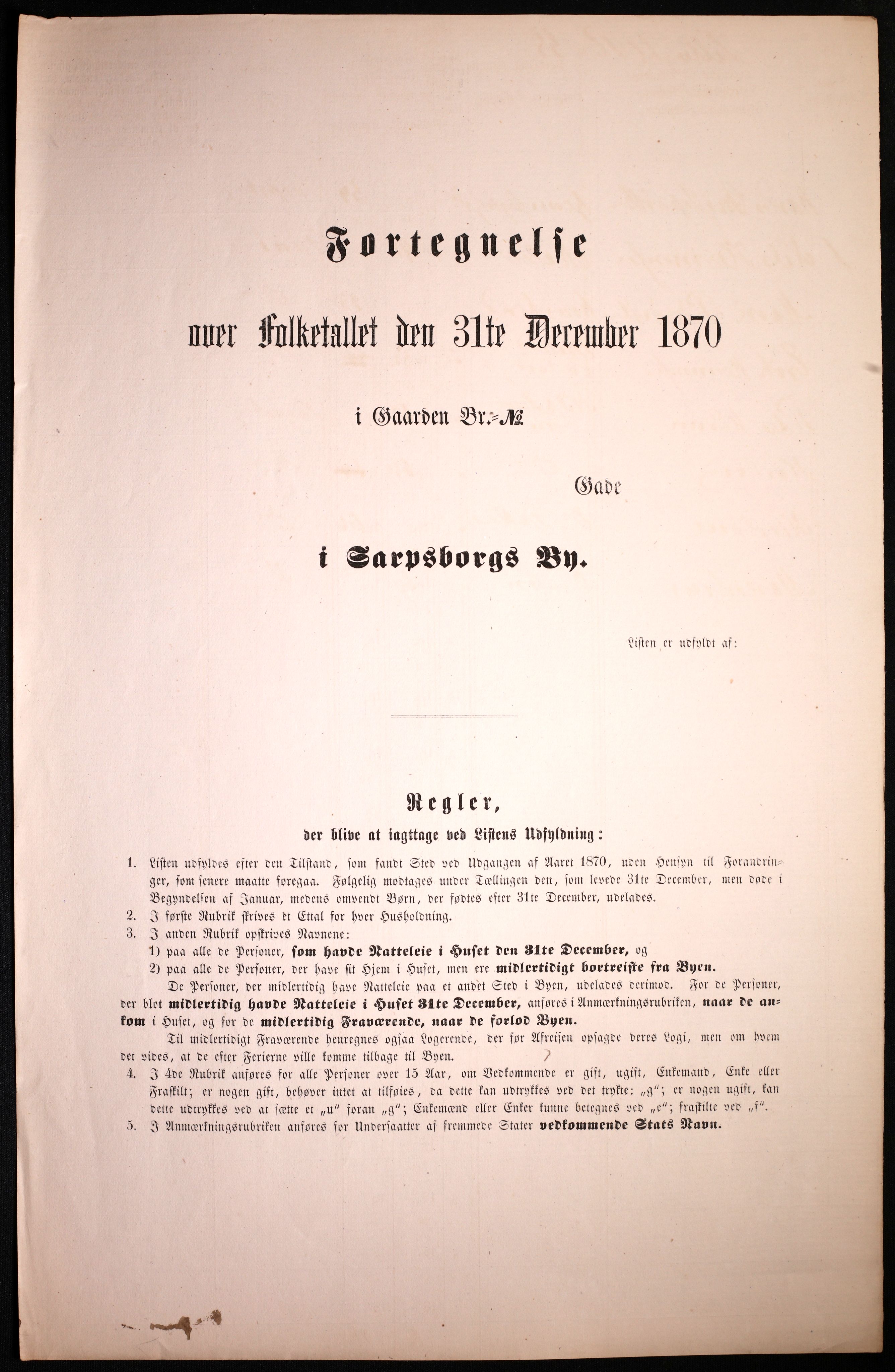RA, Folketelling 1870 for 0102 Sarpsborg kjøpstad, 1870, s. 381