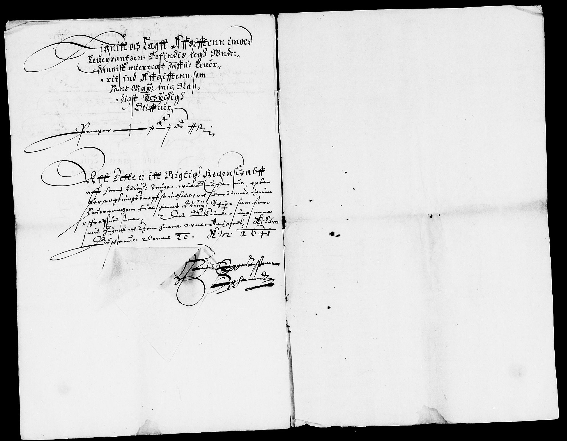 Rentekammeret inntil 1814, Reviderte regnskaper, Lensregnskaper, AV/RA-EA-5023/R/Rb/Rbj/L0001: Sager ved Buskerud, 1629-1660.  Sager på Moss, 1642-1653, 1627-1660
