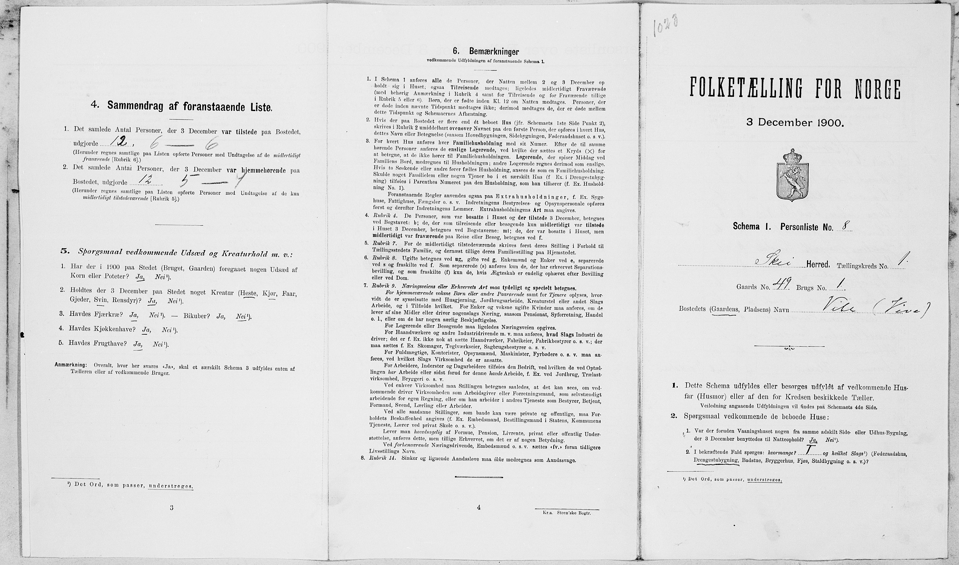 SAT, Folketelling 1900 for 1732 Skei herred, 1900, s. 48