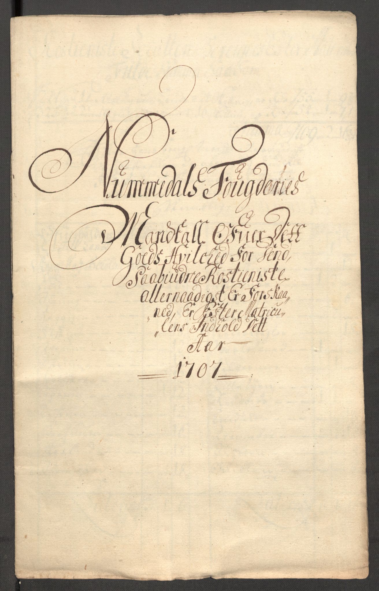 Rentekammeret inntil 1814, Reviderte regnskaper, Fogderegnskap, RA/EA-4092/R64/L4430: Fogderegnskap Namdal, 1707-1708, s. 209