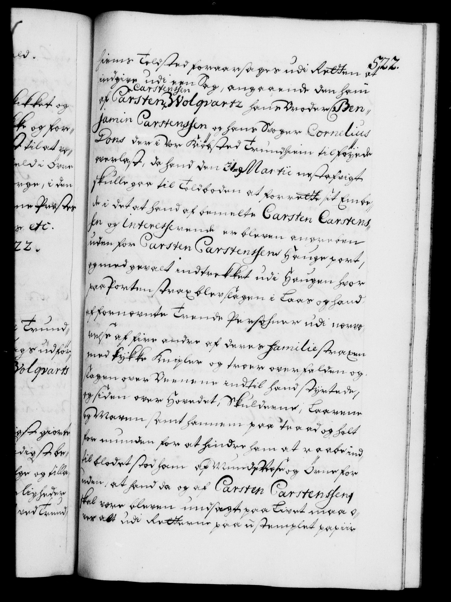 Danske Kanselli 1572-1799, RA/EA-3023/F/Fc/Fca/Fcaa/L0023: Norske registre, 1720-1722, s. 522a