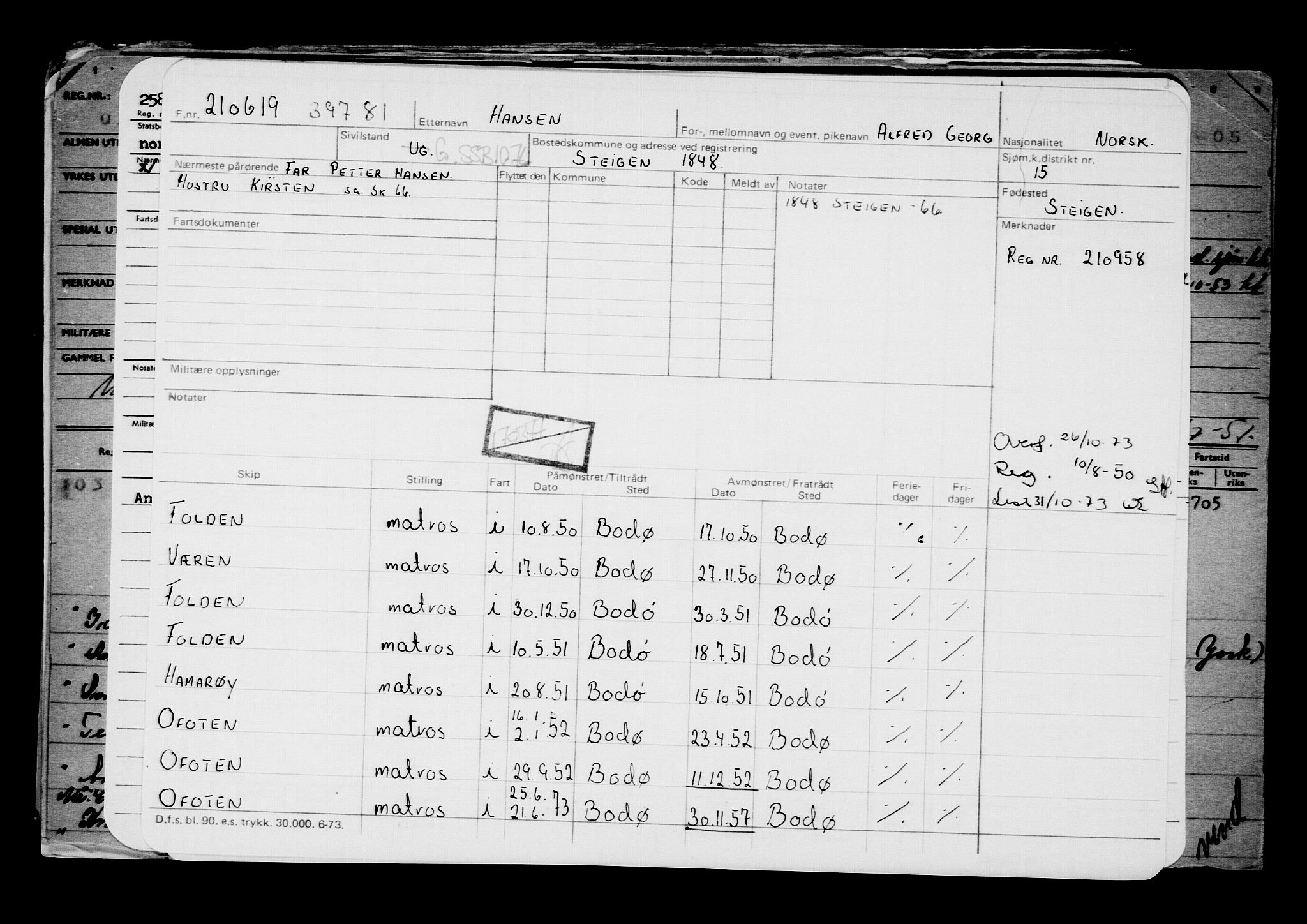 Direktoratet for sjømenn, AV/RA-S-3545/G/Gb/L0169: Hovedkort, 1919, s. 677