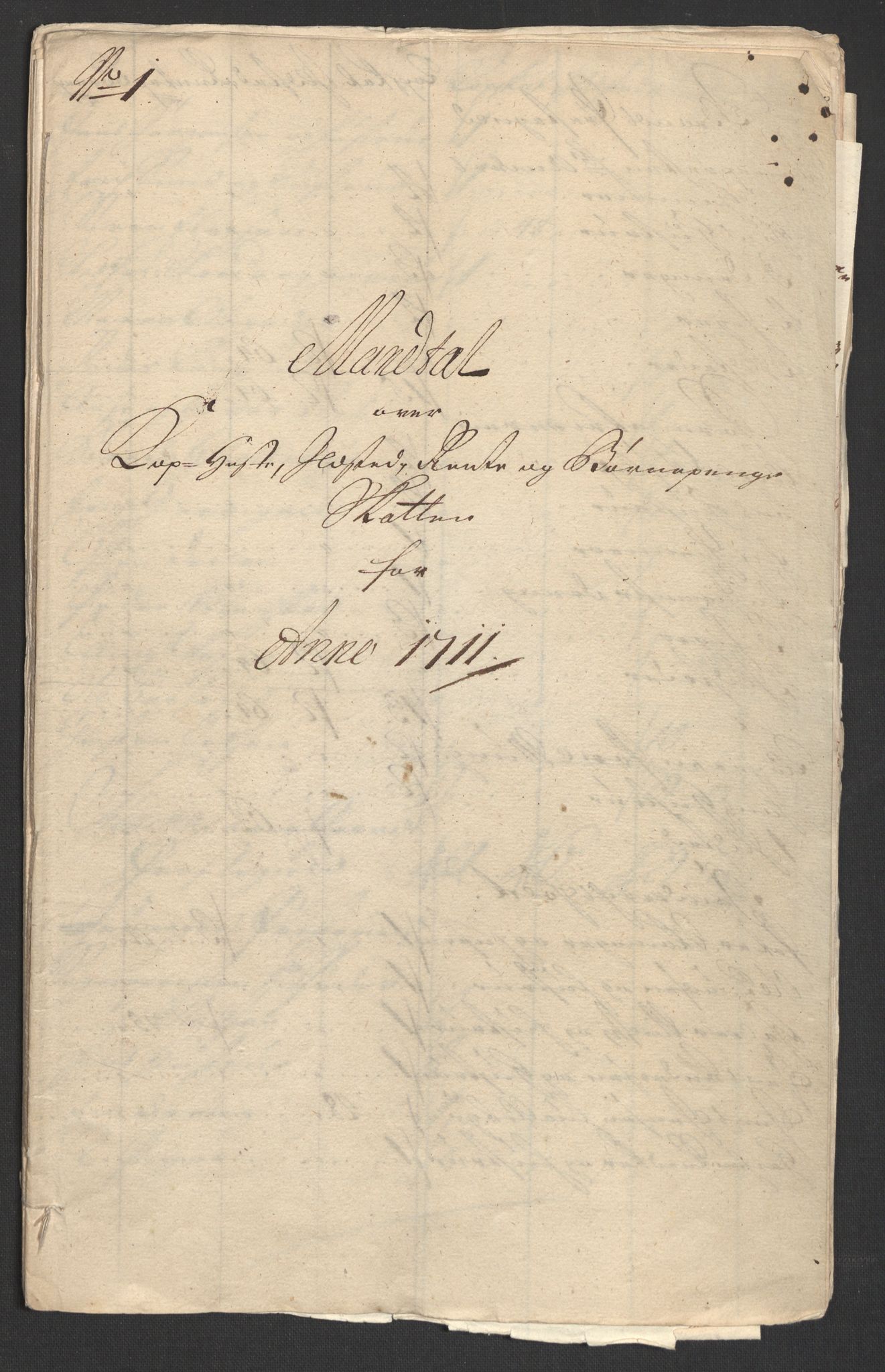 Rentekammeret inntil 1814, Reviderte regnskaper, Fogderegnskap, RA/EA-4092/R18/L1308: Fogderegnskap Hadeland, Toten og Valdres, 1711, s. 381