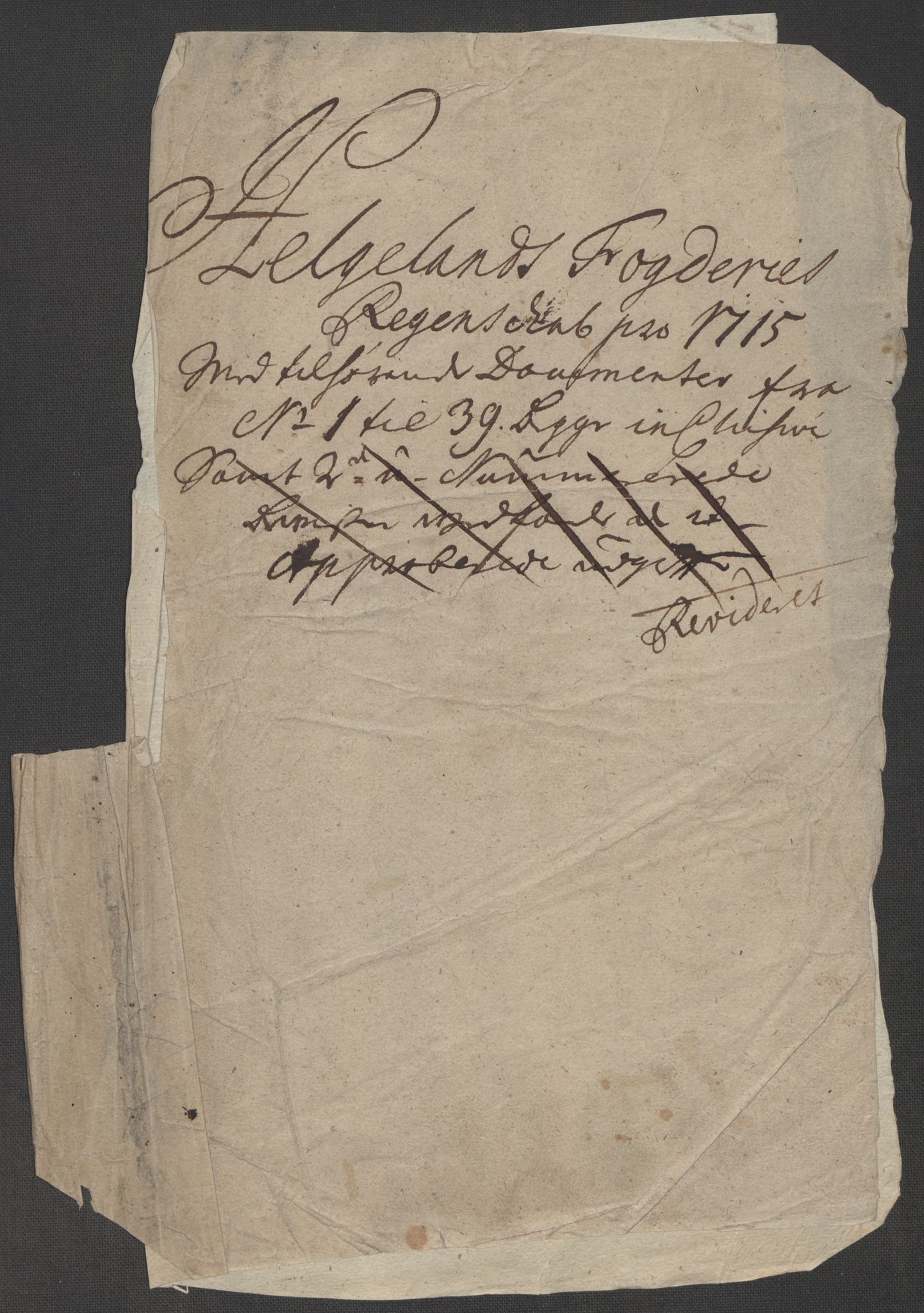 Rentekammeret inntil 1814, Reviderte regnskaper, Fogderegnskap, RA/EA-4092/R65/L4513: Fogderegnskap Helgeland, 1714-1715, s. 467
