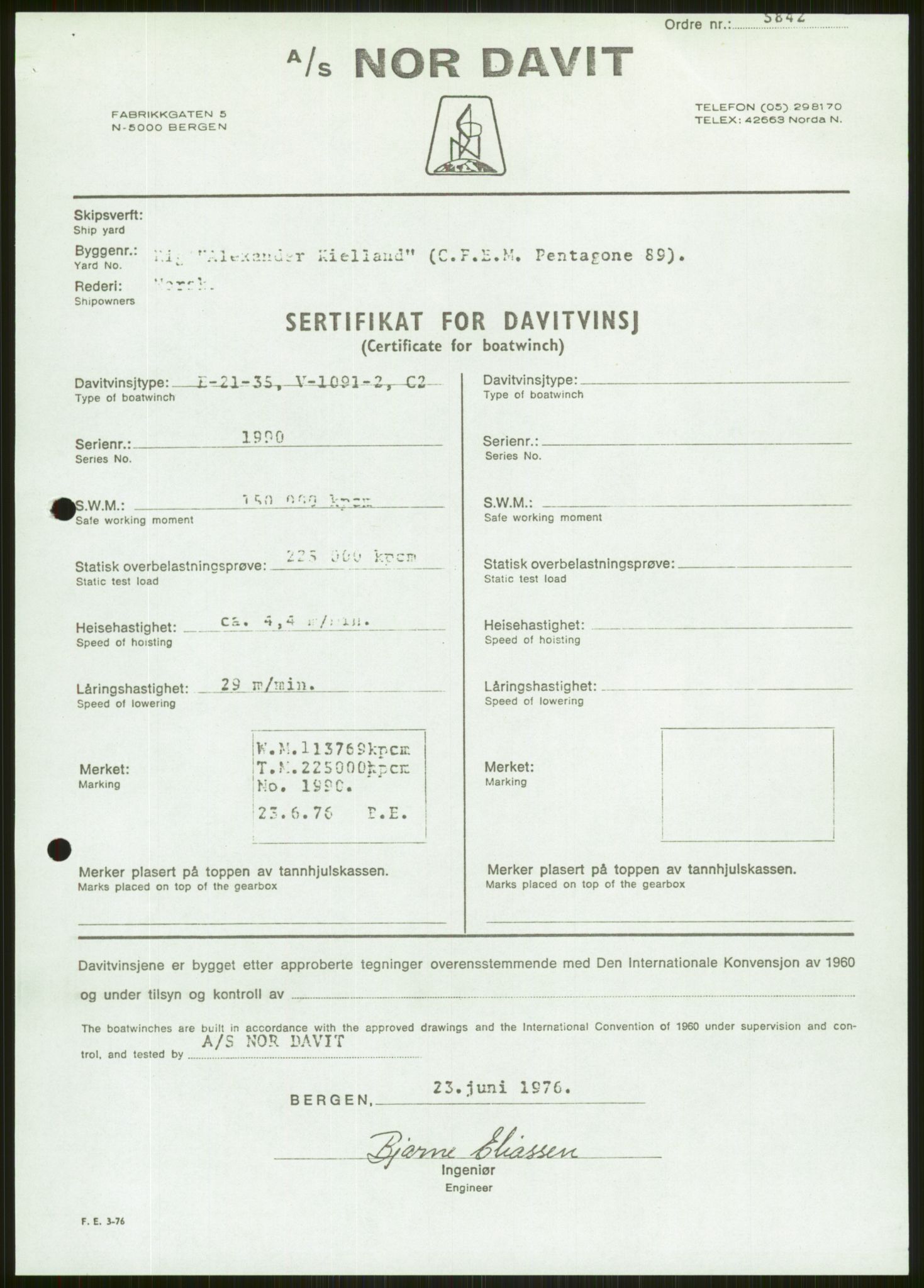 Justisdepartementet, Granskningskommisjonen ved Alexander Kielland-ulykken 27.3.1980, AV/RA-S-1165/D/L0006: A Alexander L. Kielland (Doku.liste + A3-A6, A11-A13, A18-A20-A21, A23, A31 av 31)/Dykkerjournaler, 1980-1981, s. 439