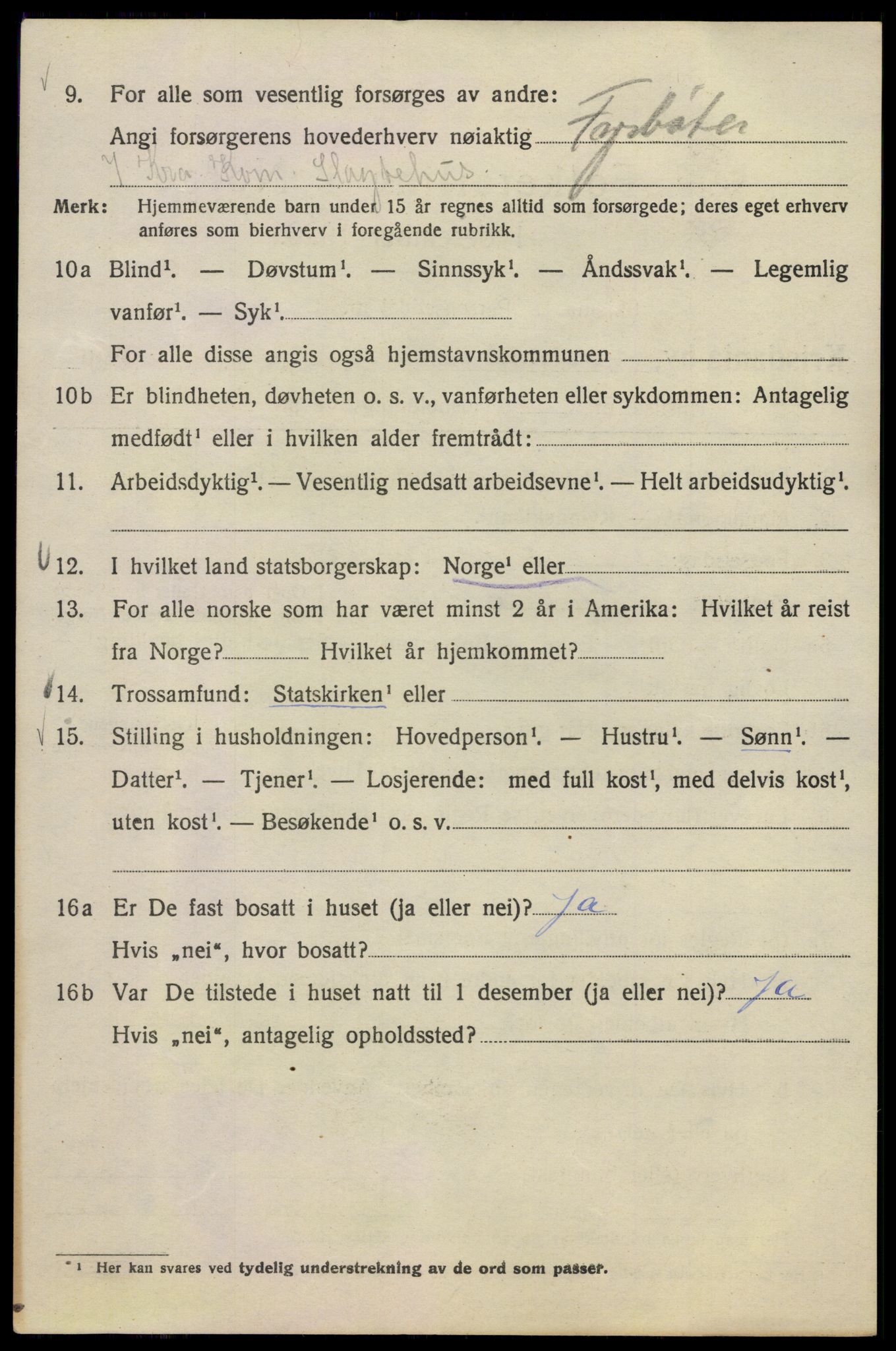 SAO, Folketelling 1920 for 0301 Kristiania kjøpstad, 1920, s. 255742