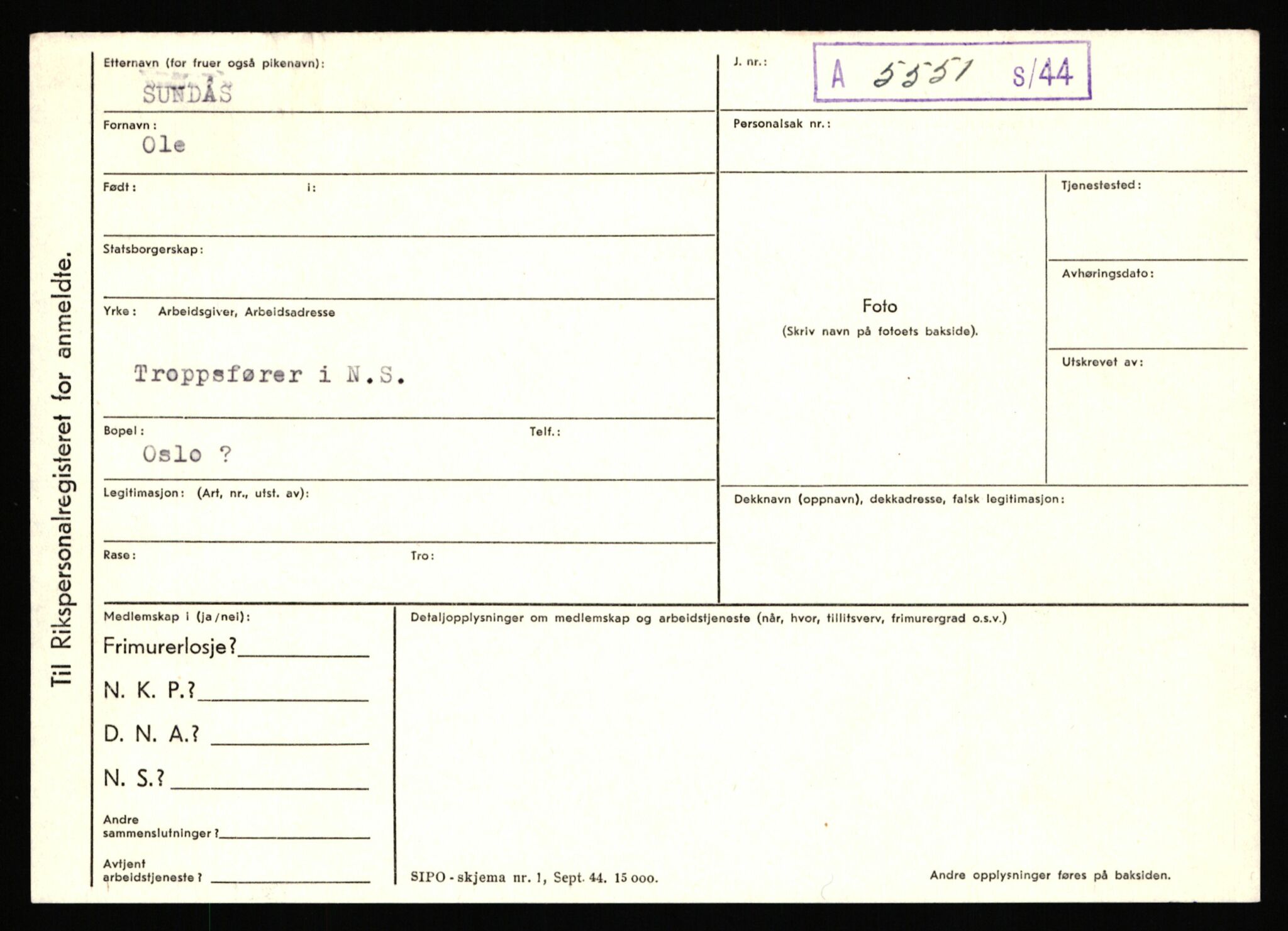 Statspolitiet - Hovedkontoret / Osloavdelingen, AV/RA-S-1329/C/Ca/L0014: Seterlien - Svartås, 1943-1945, s. 4710