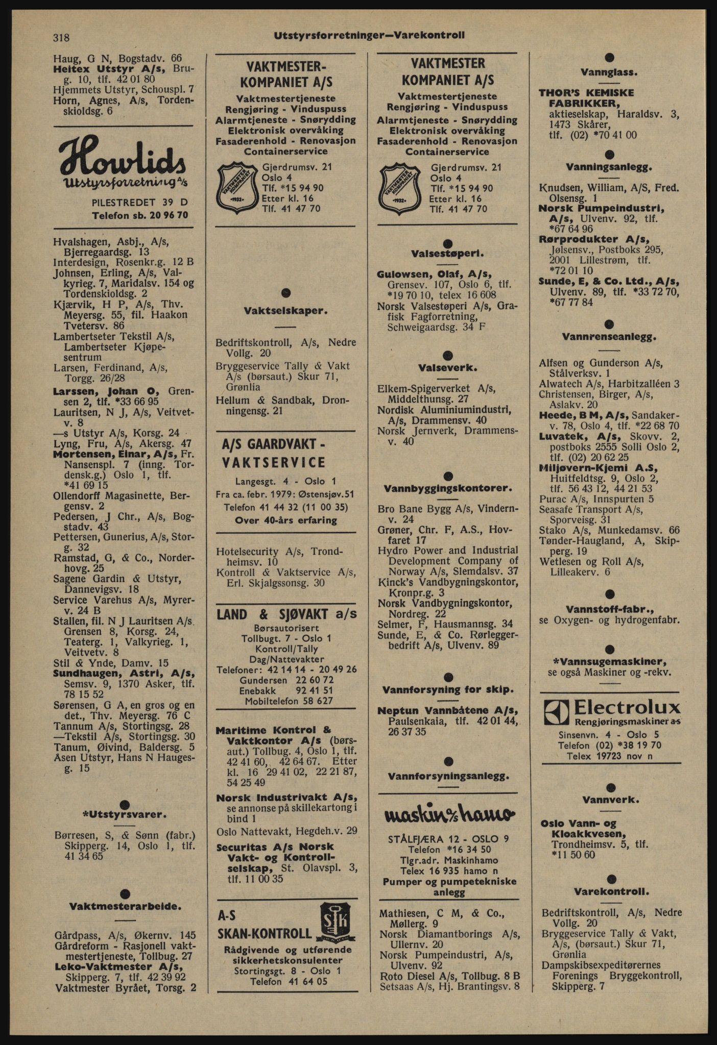 Kristiania/Oslo adressebok, PUBL/-, 1978-1979, s. 318