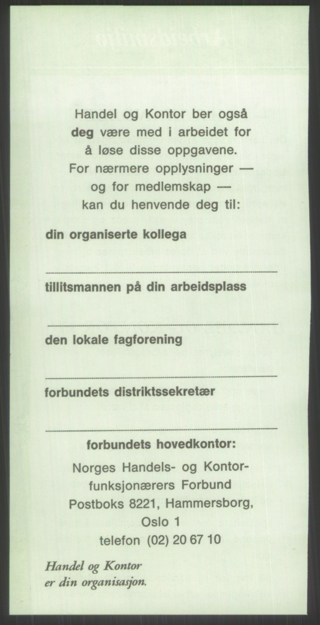 Nygaard, Kristen, AV/RA-PA-1398/F/Fi/L0006: Fagbevegelse, demokrati, Jern- og Metallprosjektet, 1970-2002, s. 88