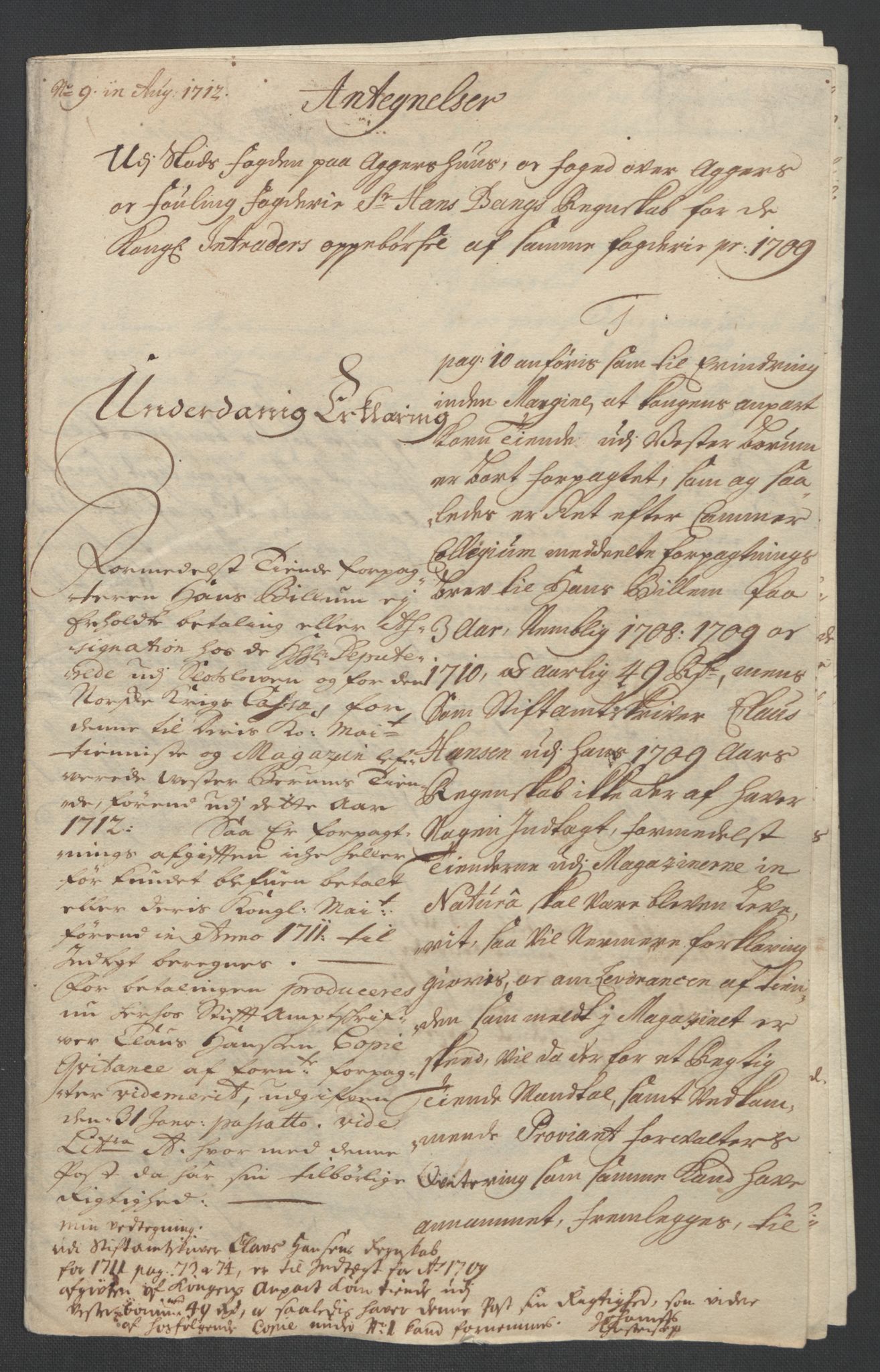 Rentekammeret inntil 1814, Reviderte regnskaper, Fogderegnskap, RA/EA-4092/R10/L0447: Fogderegnskap Aker og Follo, 1707-1709, s. 556