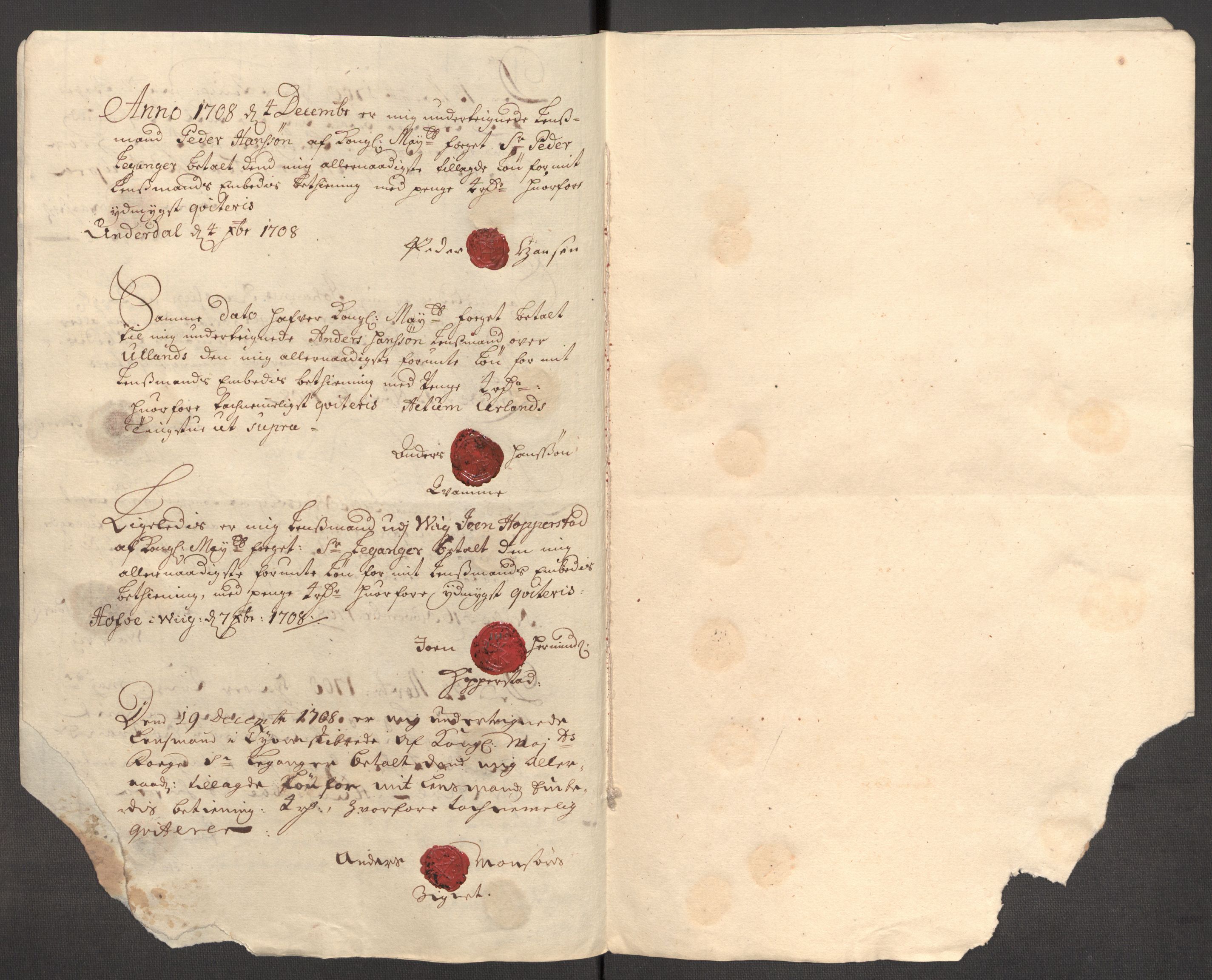 Rentekammeret inntil 1814, Reviderte regnskaper, Fogderegnskap, AV/RA-EA-4092/R52/L3315: Fogderegnskap Sogn, 1708, s. 168