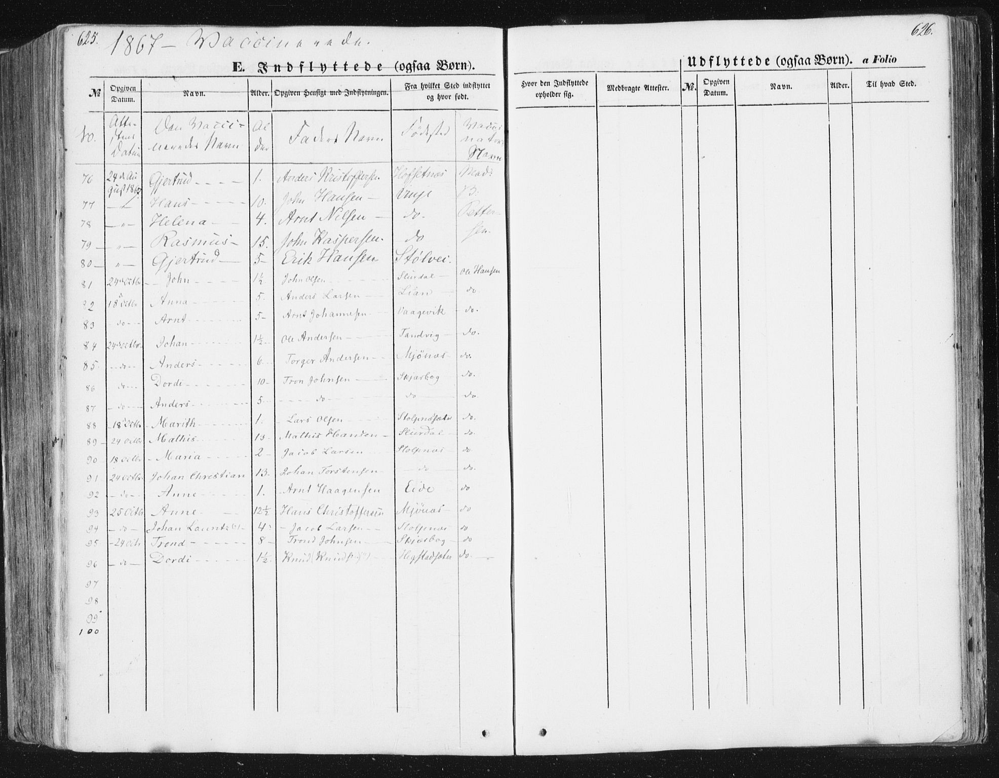 Ministerialprotokoller, klokkerbøker og fødselsregistre - Sør-Trøndelag, SAT/A-1456/630/L0494: Ministerialbok nr. 630A07, 1852-1868, s. 625-626