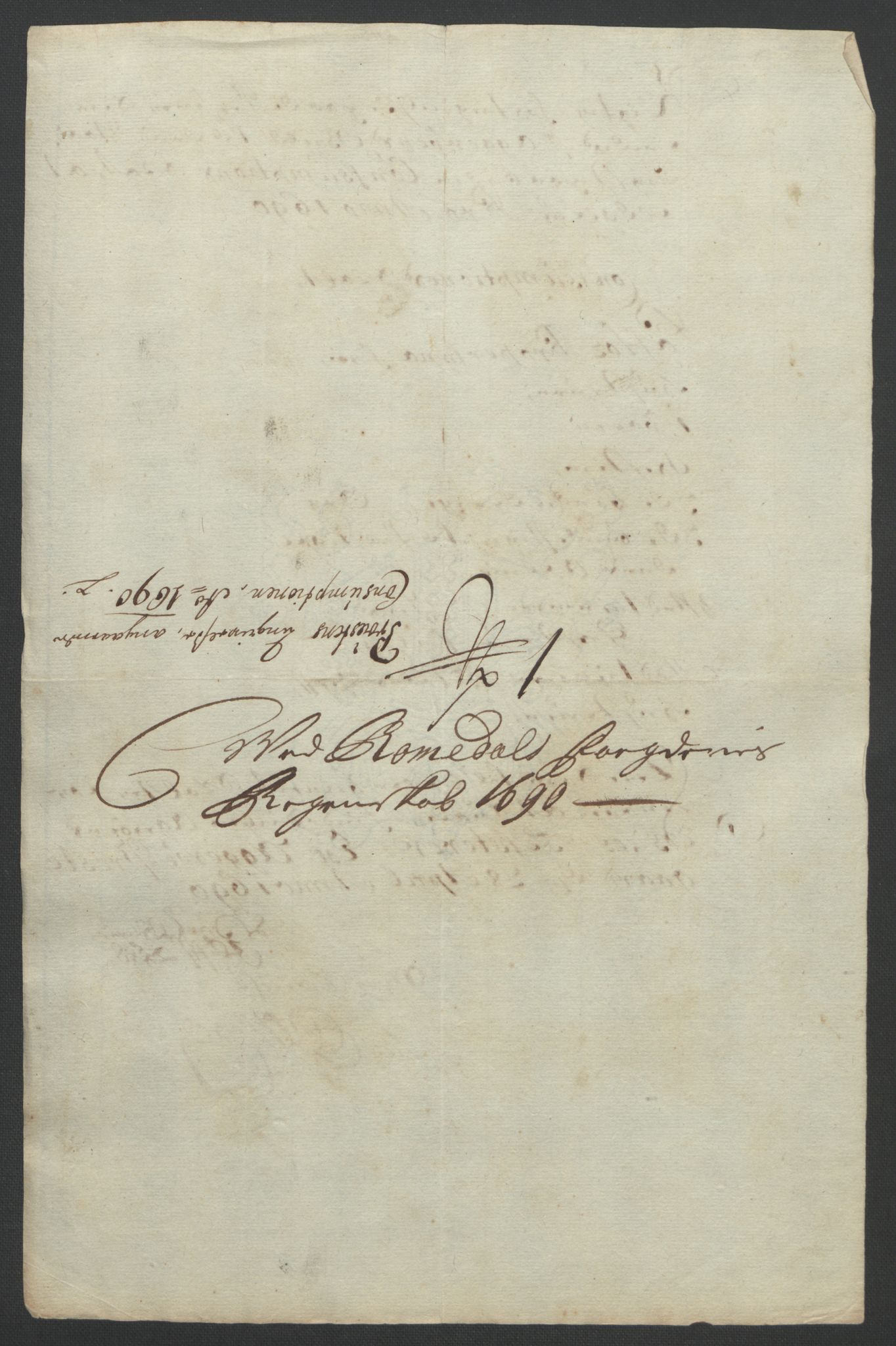 Rentekammeret inntil 1814, Reviderte regnskaper, Fogderegnskap, AV/RA-EA-4092/R55/L3649: Fogderegnskap Romsdal, 1690-1691, s. 92