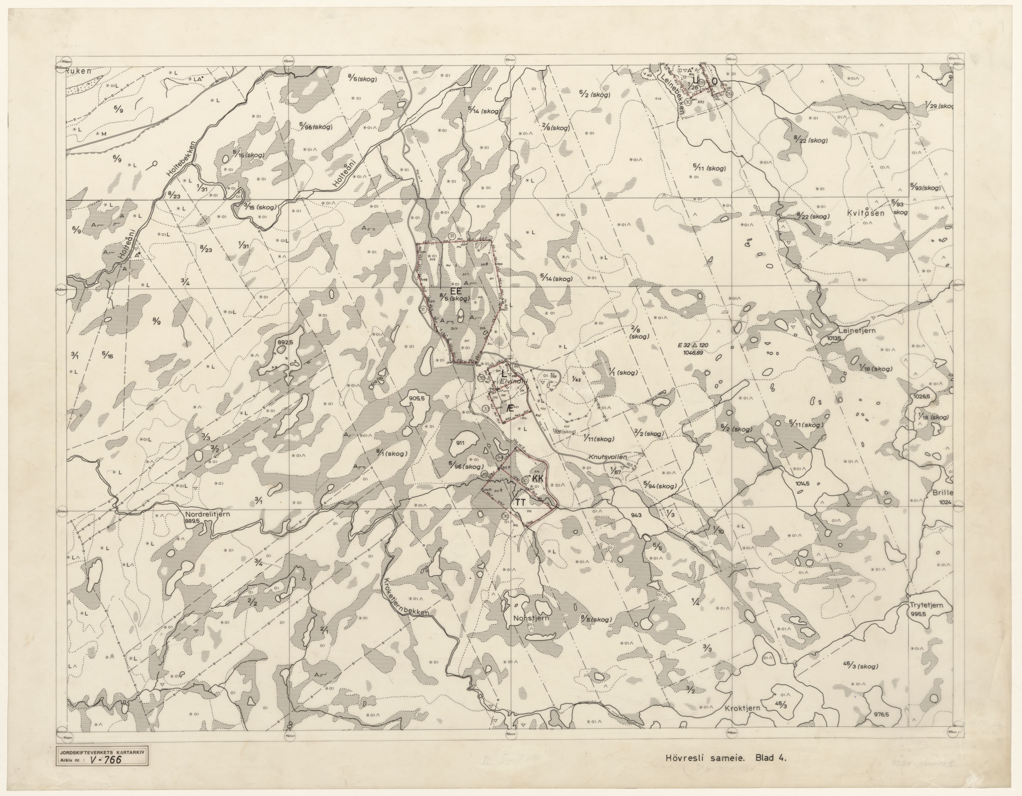 Jordskifteverkets kartarkiv, AV/RA-S-3929/T, 1859-1988, s. 1057
