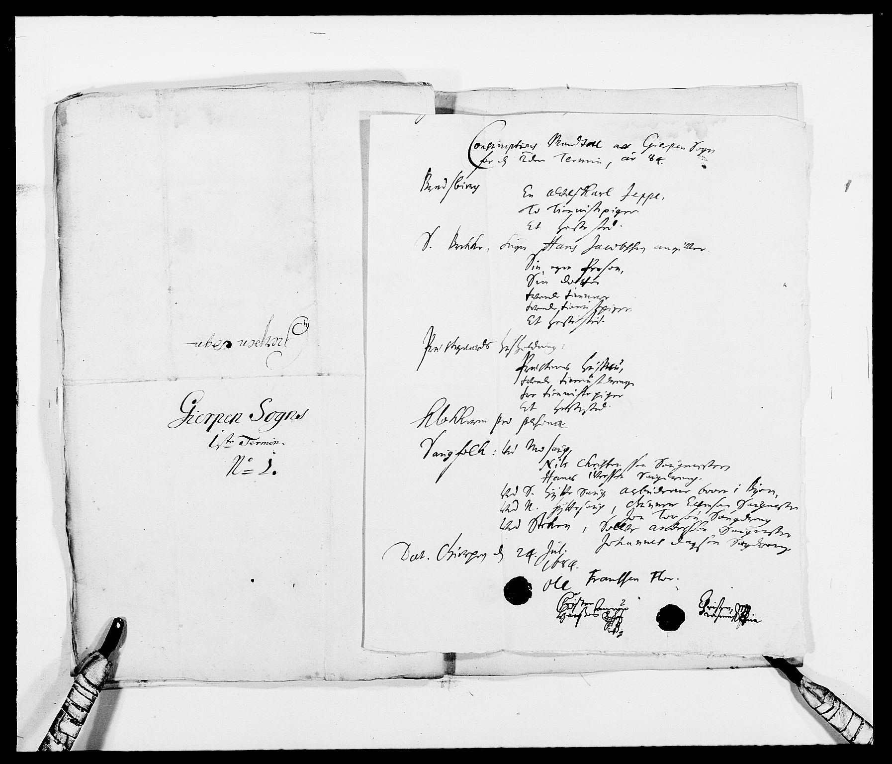 Rentekammeret inntil 1814, Reviderte regnskaper, Fogderegnskap, AV/RA-EA-4092/R34/L2047: Fogderegnskap Bamble, 1684, s. 95
