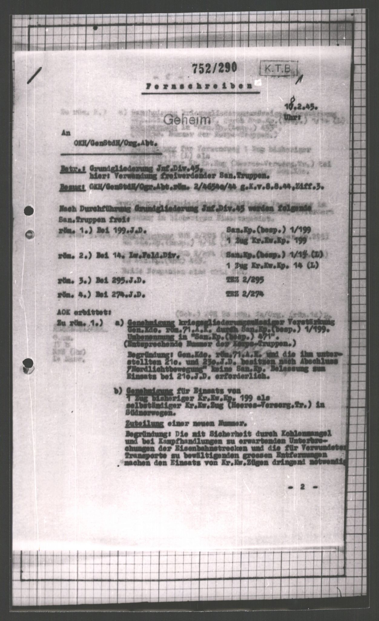 Forsvarets Overkommando. 2 kontor. Arkiv 11.4. Spredte tyske arkivsaker, AV/RA-RAFA-7031/D/Dar/Dara/L0003: Krigsdagbøker for 20. Gebirgs-Armee-Oberkommando (AOK 20), 1945, s. 136