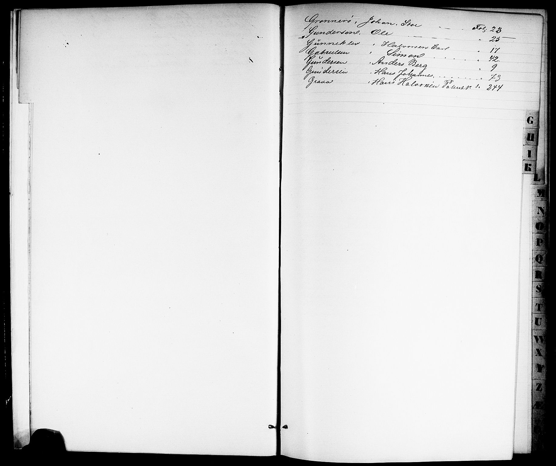 Brevik innrulleringskontor, SAKO/A-833/F/Fa/L0001: Annotasjonsrulle, 1860-1868, s. 9