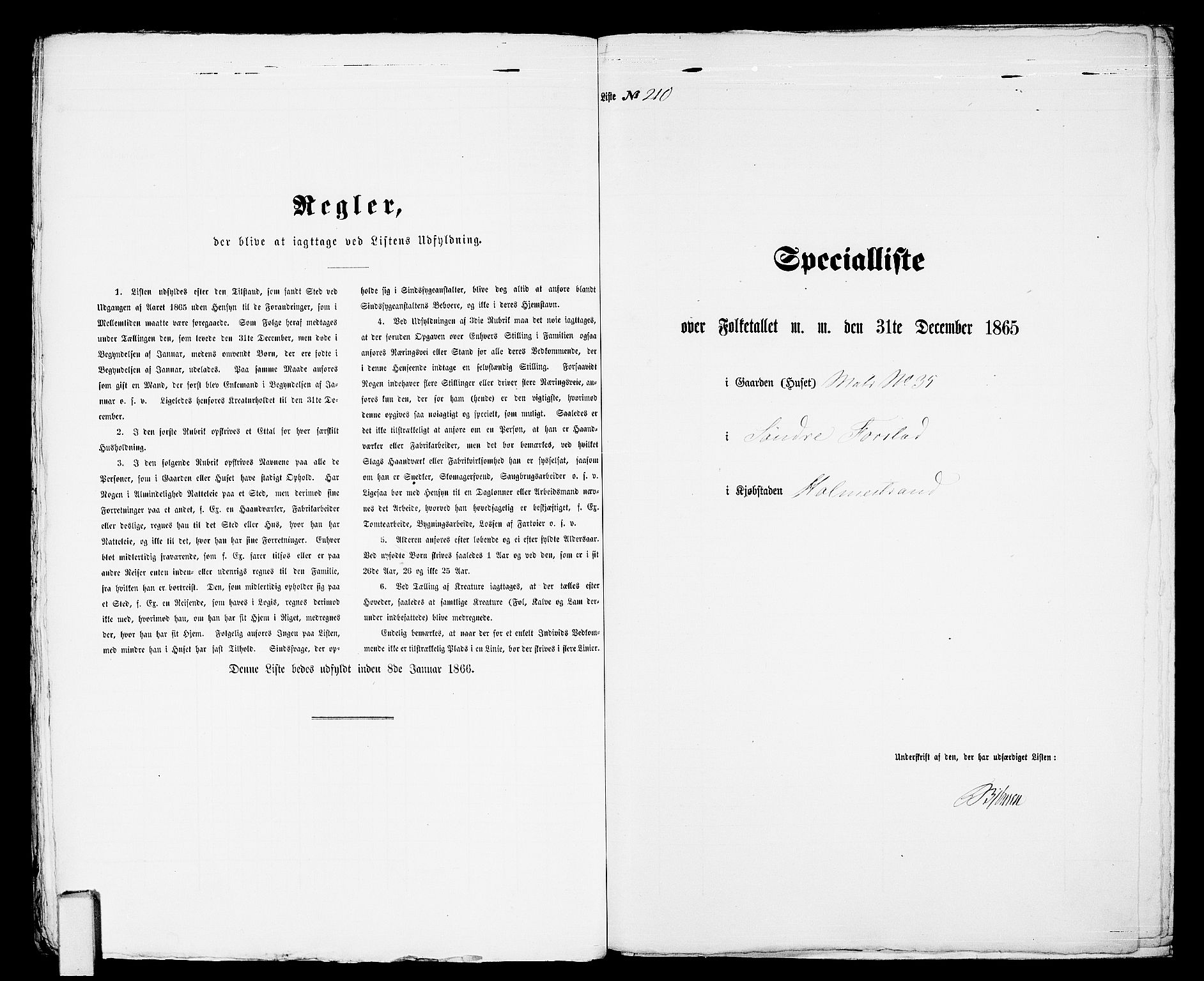 RA, Folketelling 1865 for 0702B Botne prestegjeld, Holmestrand kjøpstad, 1865, s. 429