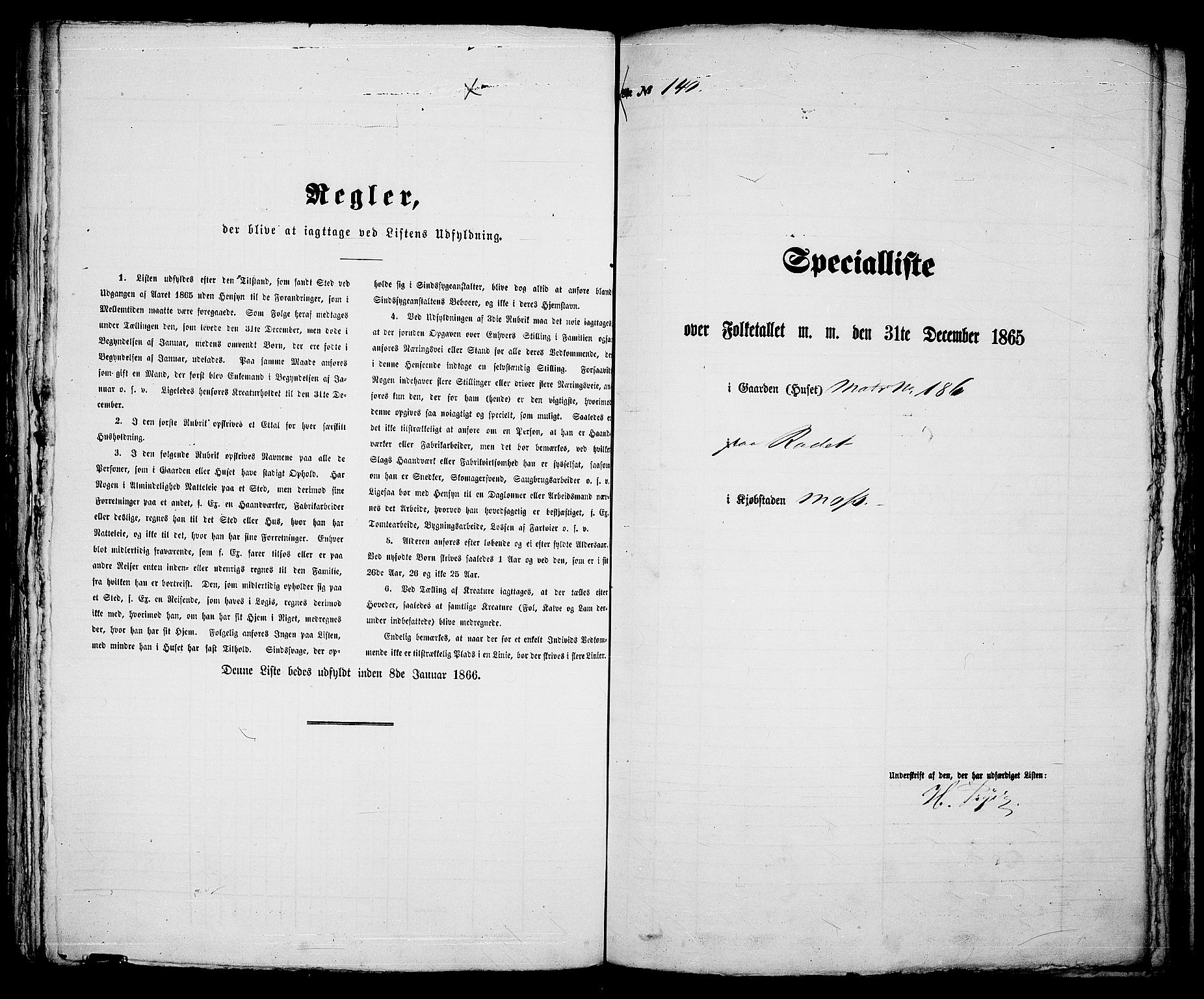 RA, Folketelling 1865 for 0104B Moss prestegjeld, Moss kjøpstad, 1865, s. 292