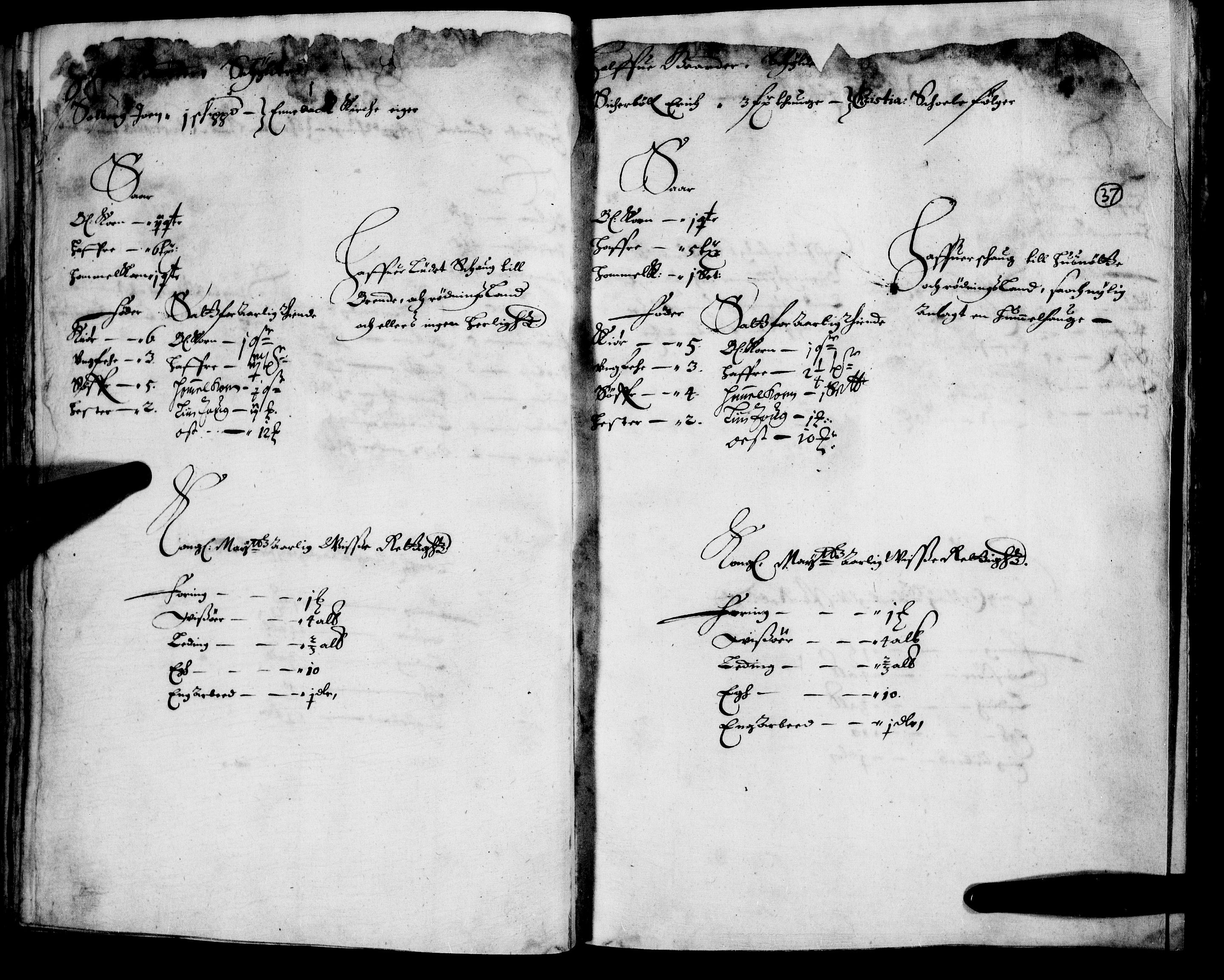 Rentekammeret inntil 1814, Realistisk ordnet avdeling, AV/RA-EA-4070/N/Nb/Nba/L0007: Nedre Romerike fogderi, 1. del, 1666, s. 36b-37a
