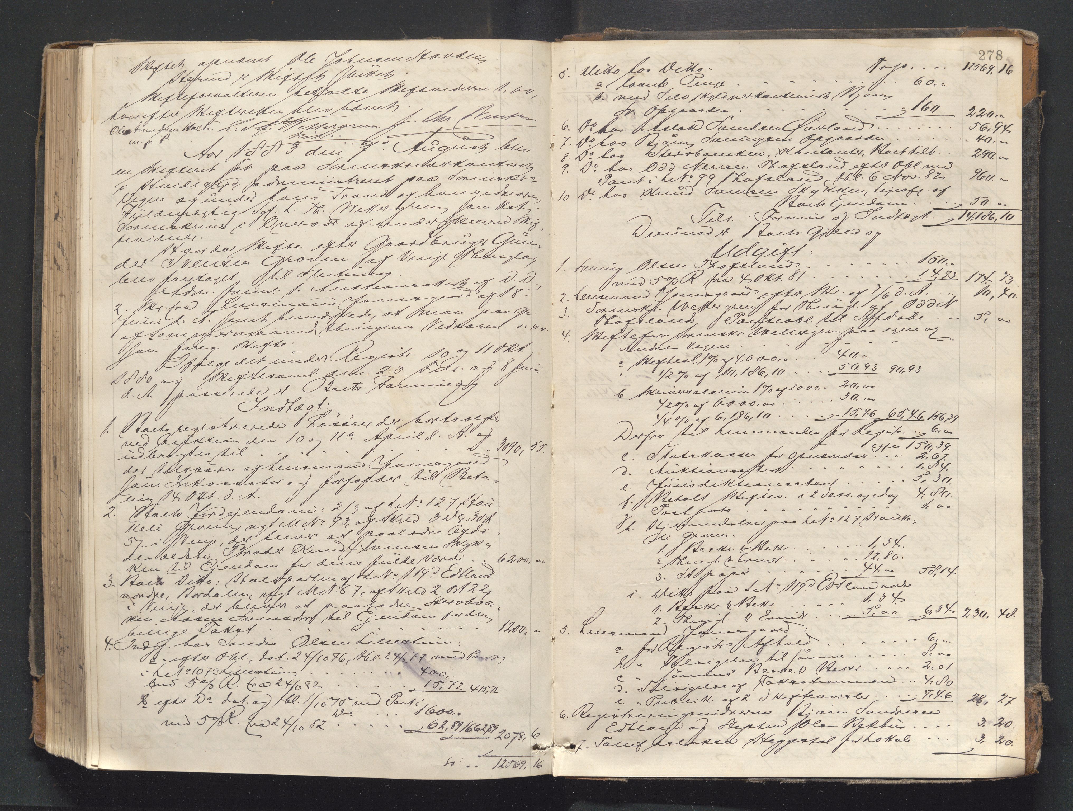 Vest-Telemark sorenskriveri, AV/SAKO-A-134/H/Ha/Hac/L0007: Skifteutlodningsprotokoll, 1875-1883, s. 277b-278a