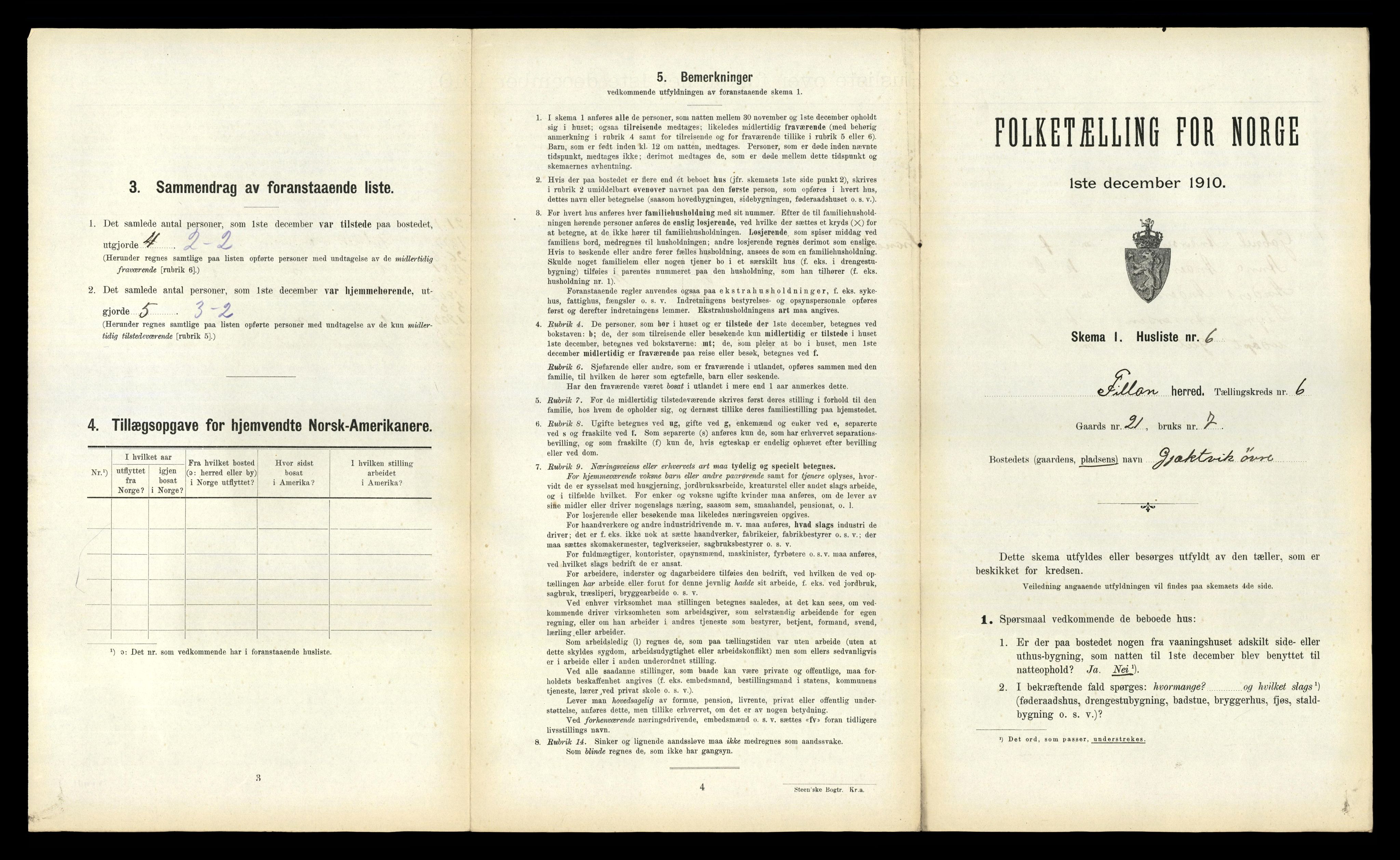 RA, Folketelling 1910 for 1616 Fillan herred, 1910, s. 417