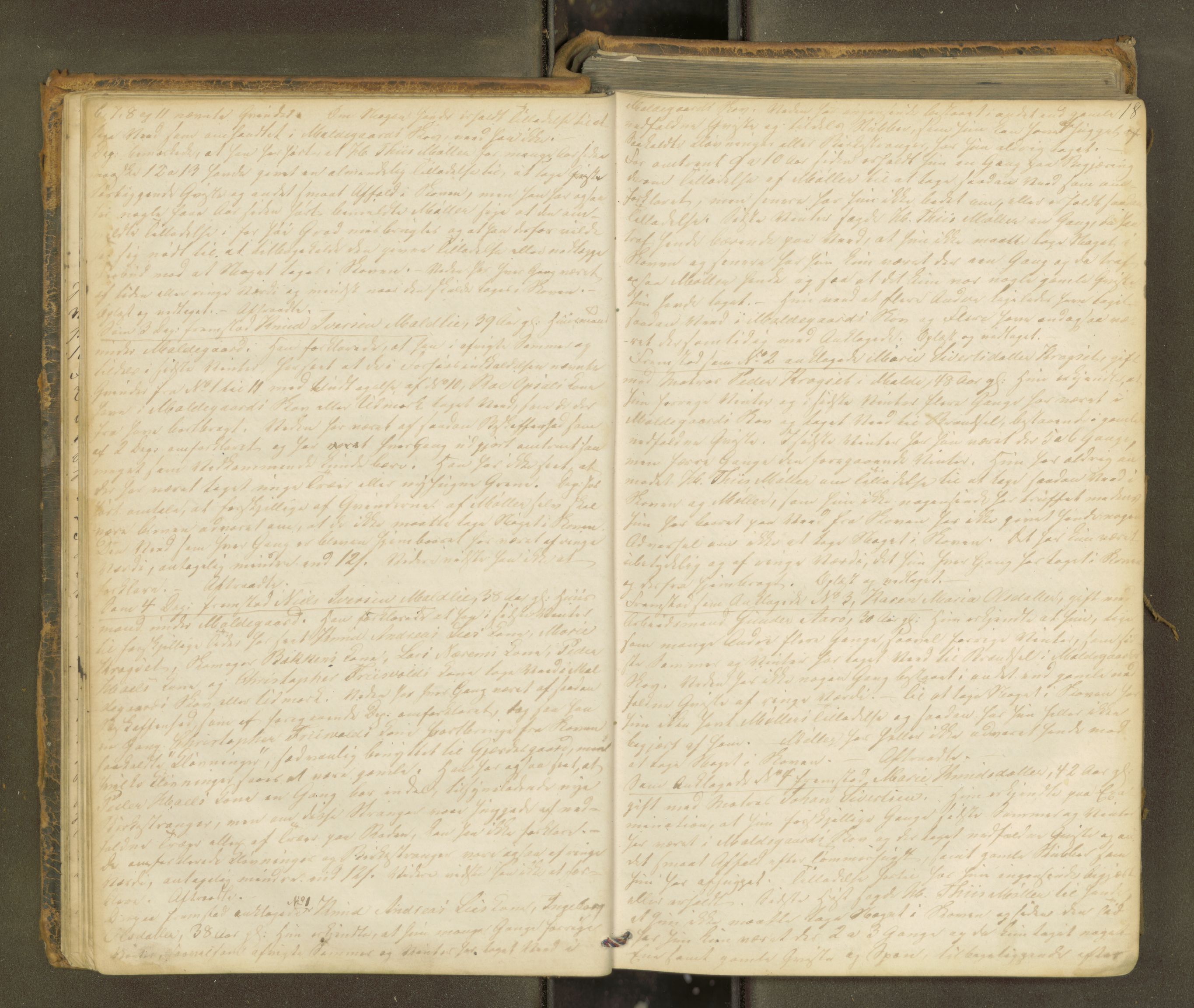 Molde byfogd, AV/SAT-A-0025/1/1A/L0010: Justisprotokoll, 1863-1869, s. 17b-18a