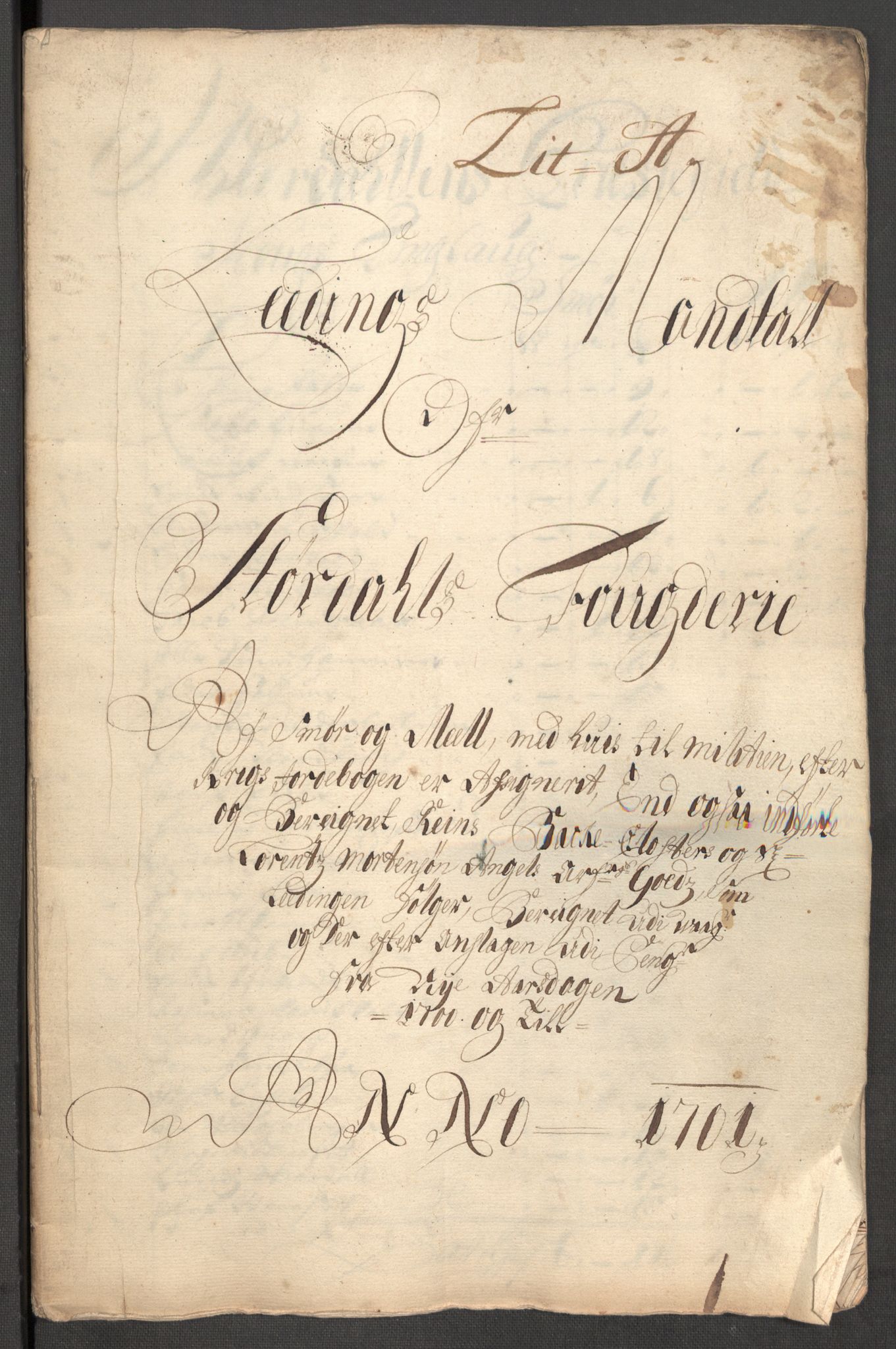 Rentekammeret inntil 1814, Reviderte regnskaper, Fogderegnskap, AV/RA-EA-4092/R62/L4193: Fogderegnskap Stjørdal og Verdal, 1701-1702, s. 41