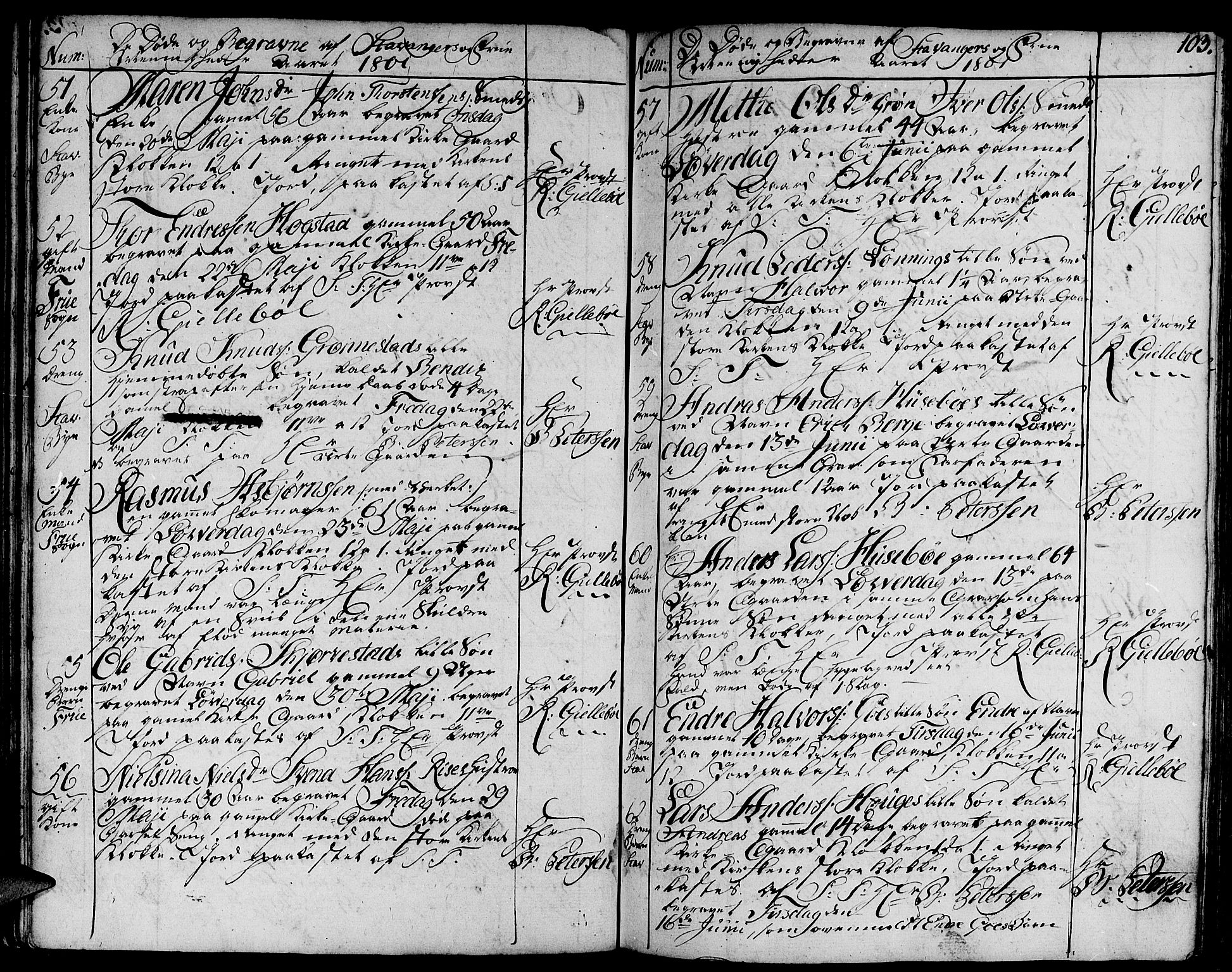 Domkirken sokneprestkontor, AV/SAST-A-101812/001/30/30BA/L0007: Ministerialbok nr. A 7, 1789-1815, s. 103