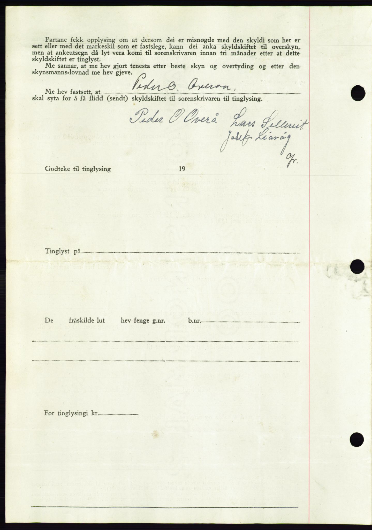 Søre Sunnmøre sorenskriveri, AV/SAT-A-4122/1/2/2C/L0075: Pantebok nr. 1A, 1943-1943, Dagboknr: 567/1943