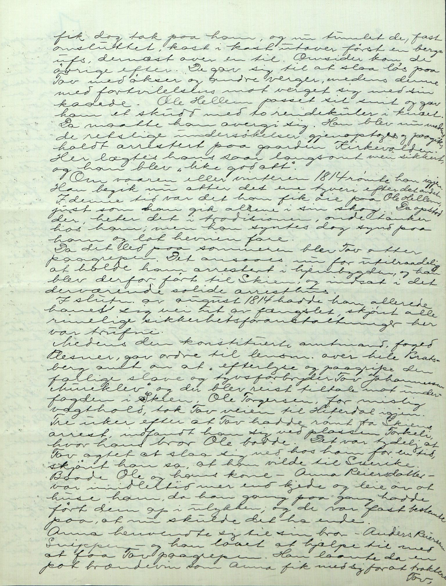 Rikard Berge, TEMU/TGM-A-1003/F/L0008/0012: 300-340 / 311 Brev, også viser og noen regler og rim. Skikker fra Valdres, 1913, s. 57