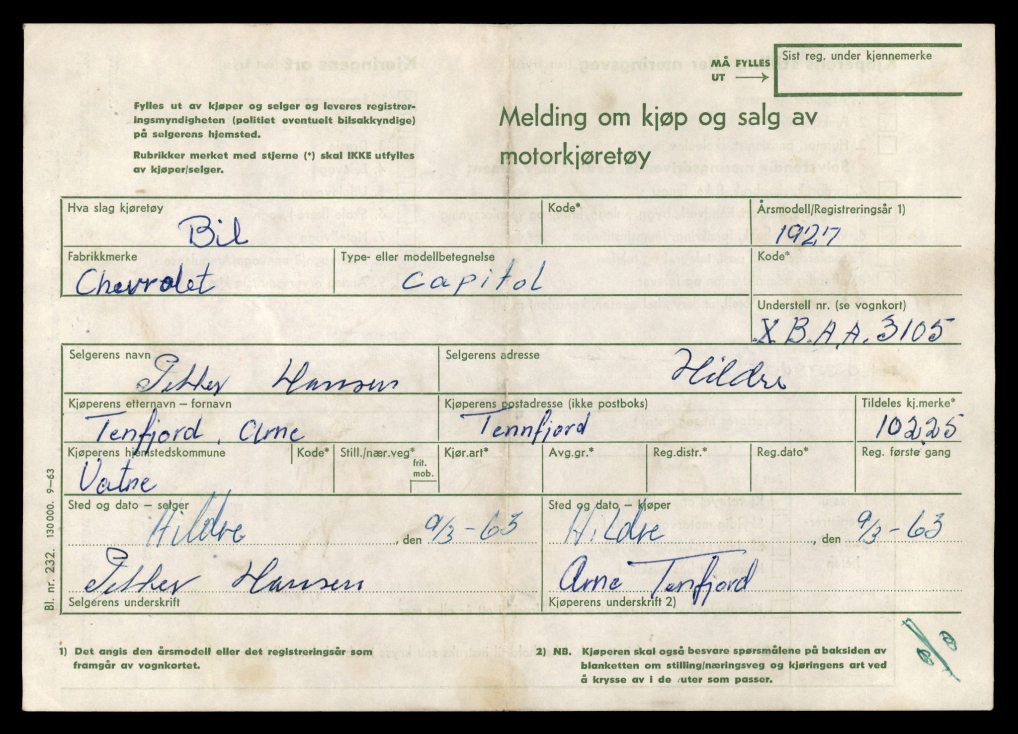 Møre og Romsdal vegkontor - Ålesund trafikkstasjon, AV/SAT-A-4099/F/Fe/L0018: Registreringskort for kjøretøy T 10091 - T 10227, 1927-1998, s. 2857