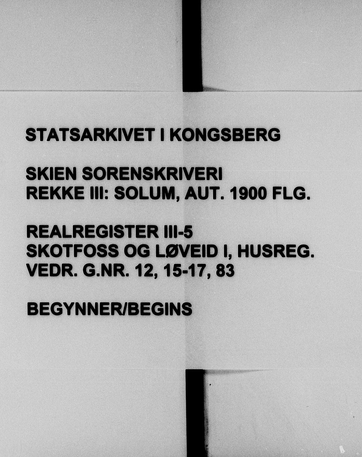 Skien sorenskriveri, SAKO/A-225/G/Gb/Gbc/L0005: Panteregister nr. III 5