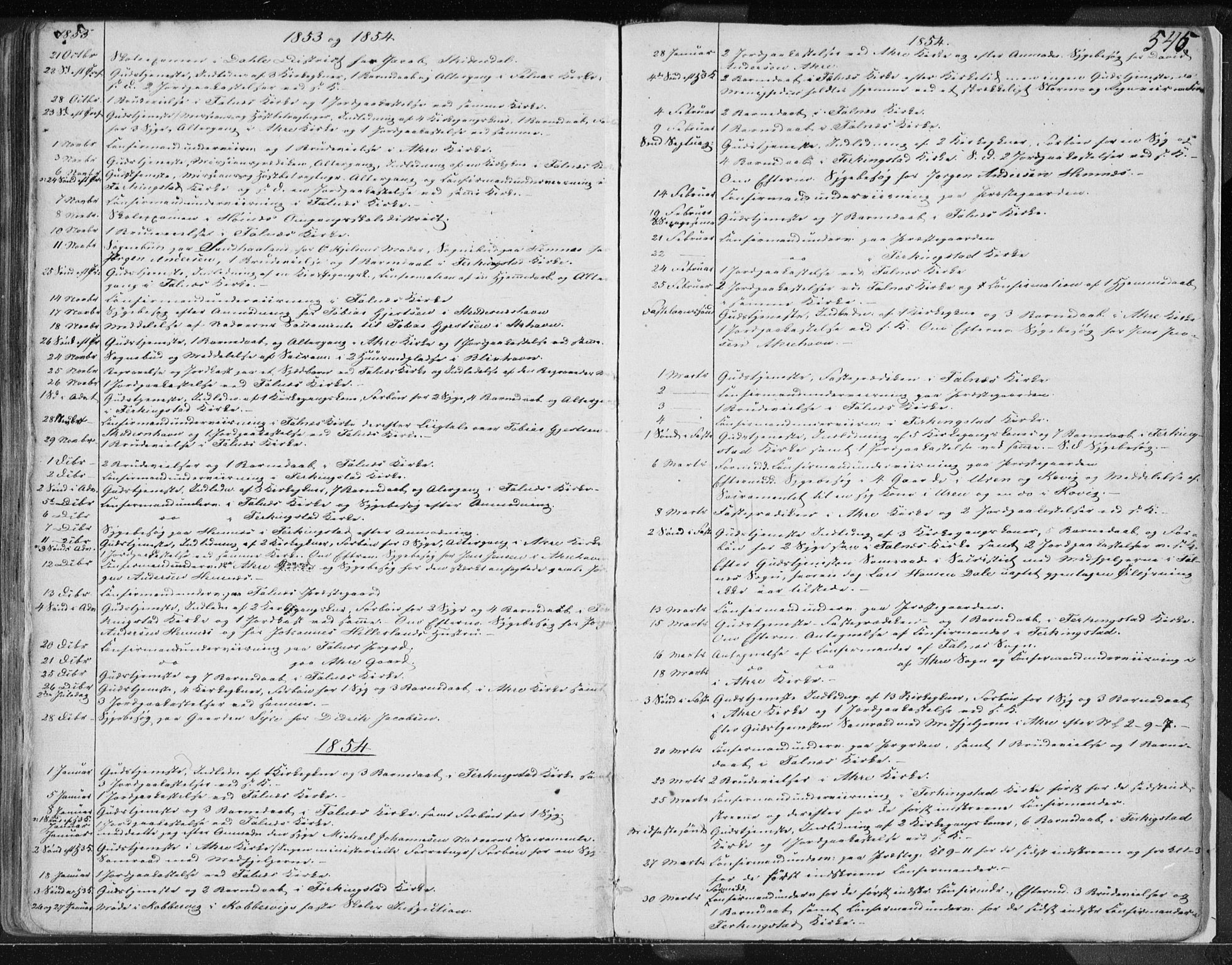Skudenes sokneprestkontor, AV/SAST-A -101849/H/Ha/Haa/L0005: Ministerialbok nr. A 3.2, 1847-1863, s. 545