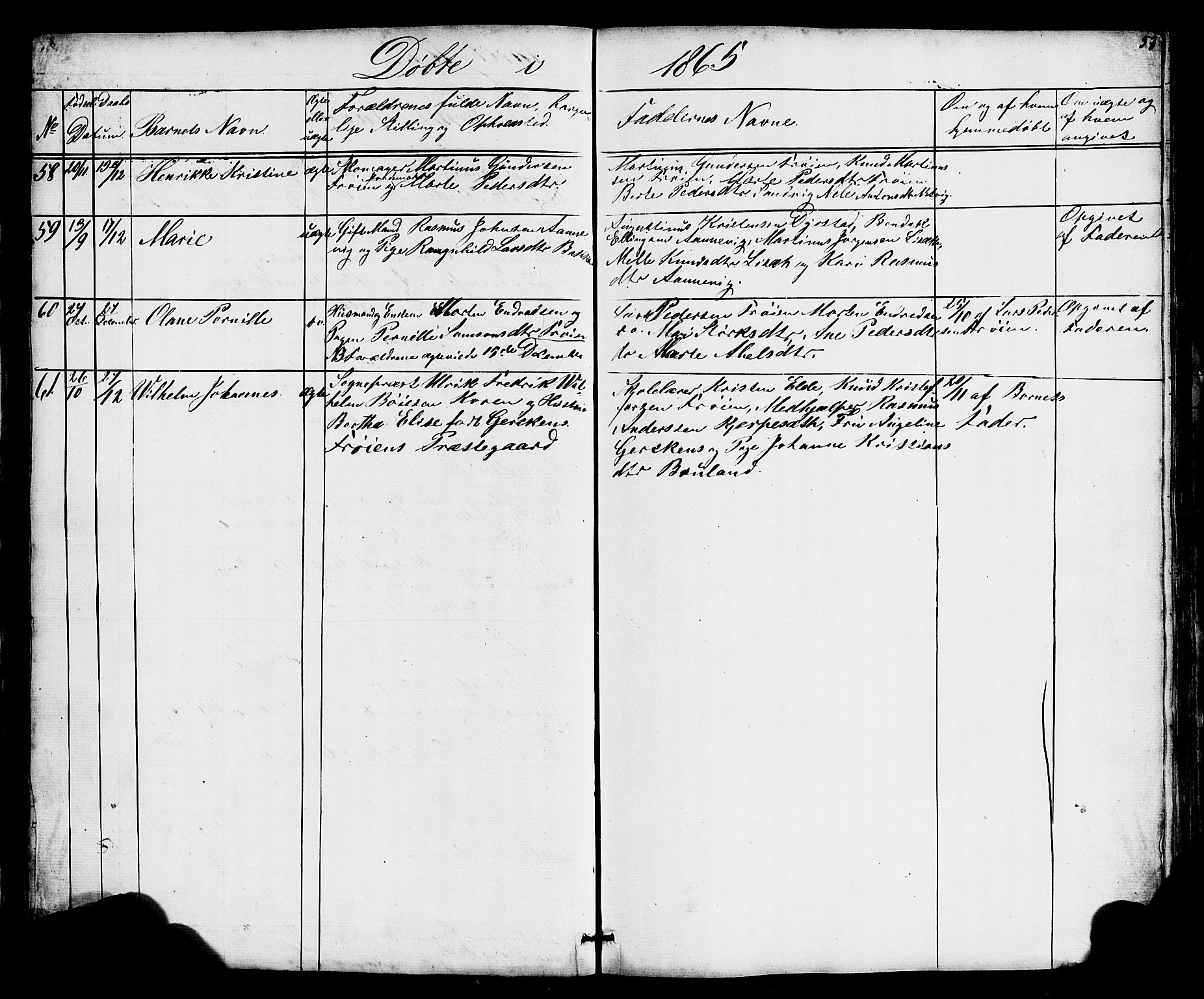 Bremanger sokneprestembete, SAB/A-82201/H/Hab/Haba/L0001: Klokkerbok nr. A 1, 1853-1865, s. 53