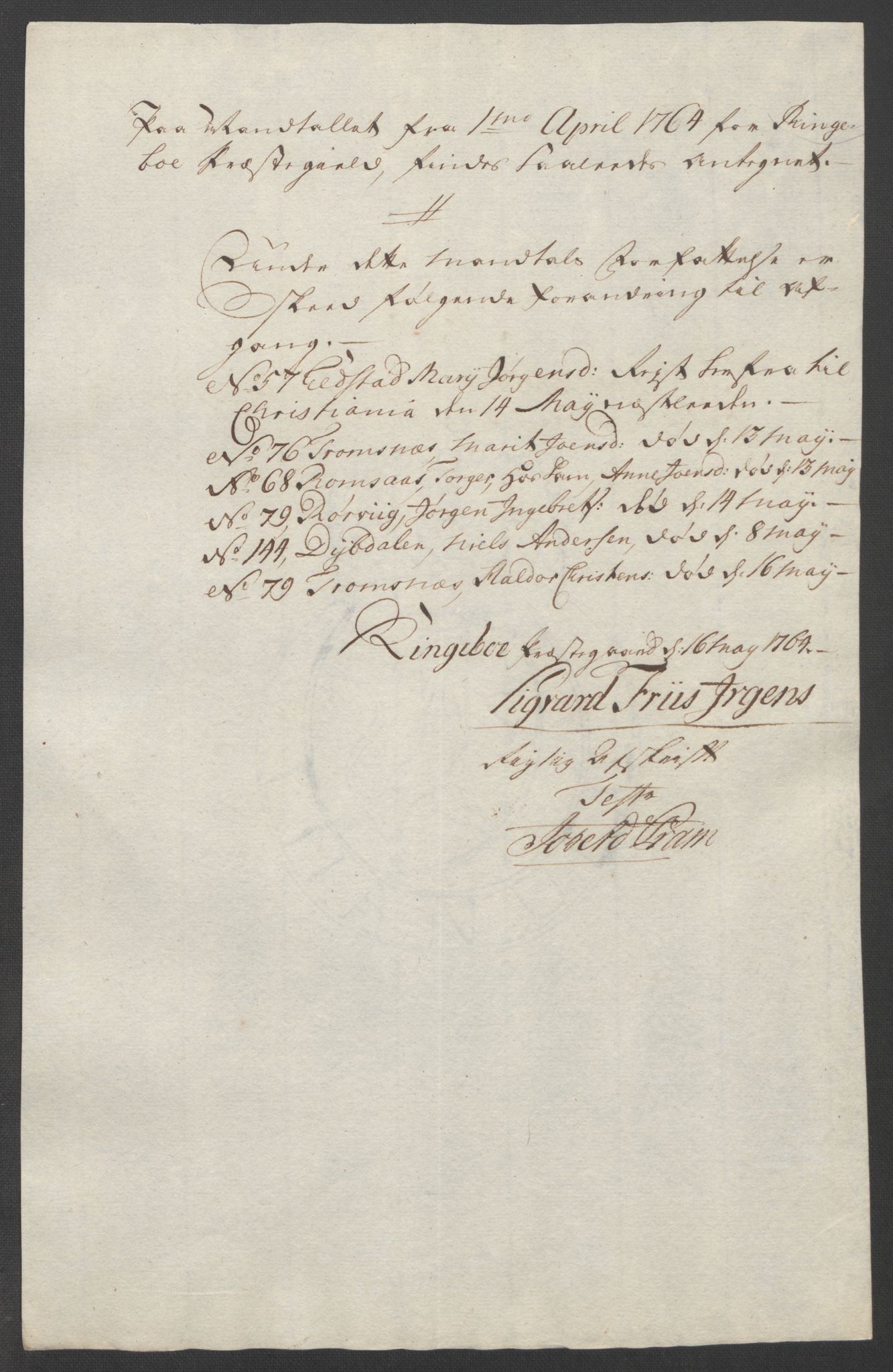 Rentekammeret inntil 1814, Reviderte regnskaper, Fogderegnskap, AV/RA-EA-4092/R17/L1266: Ekstraskatten Gudbrandsdal, 1762-1766, s. 382